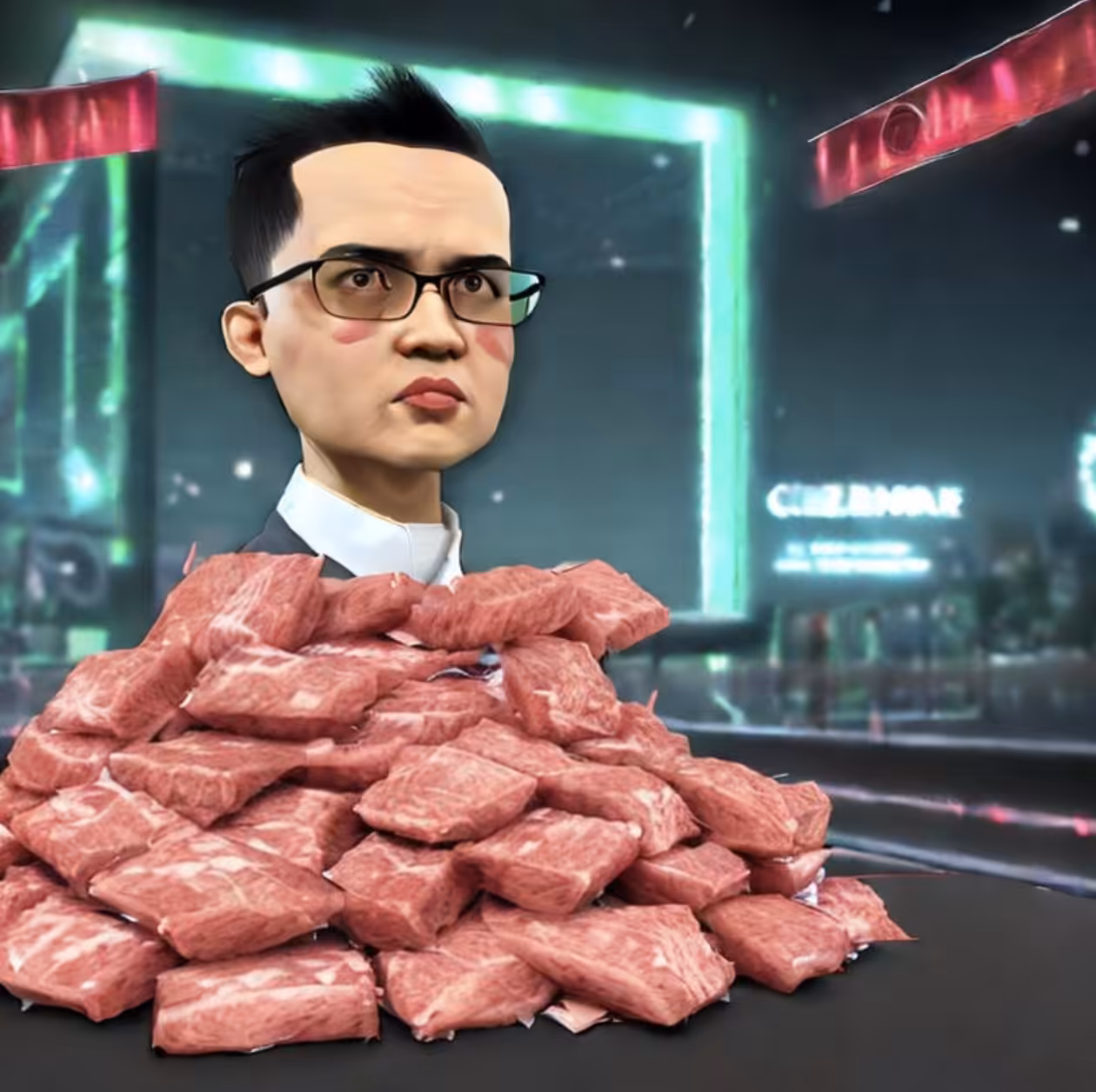 CZ of Binance Meat