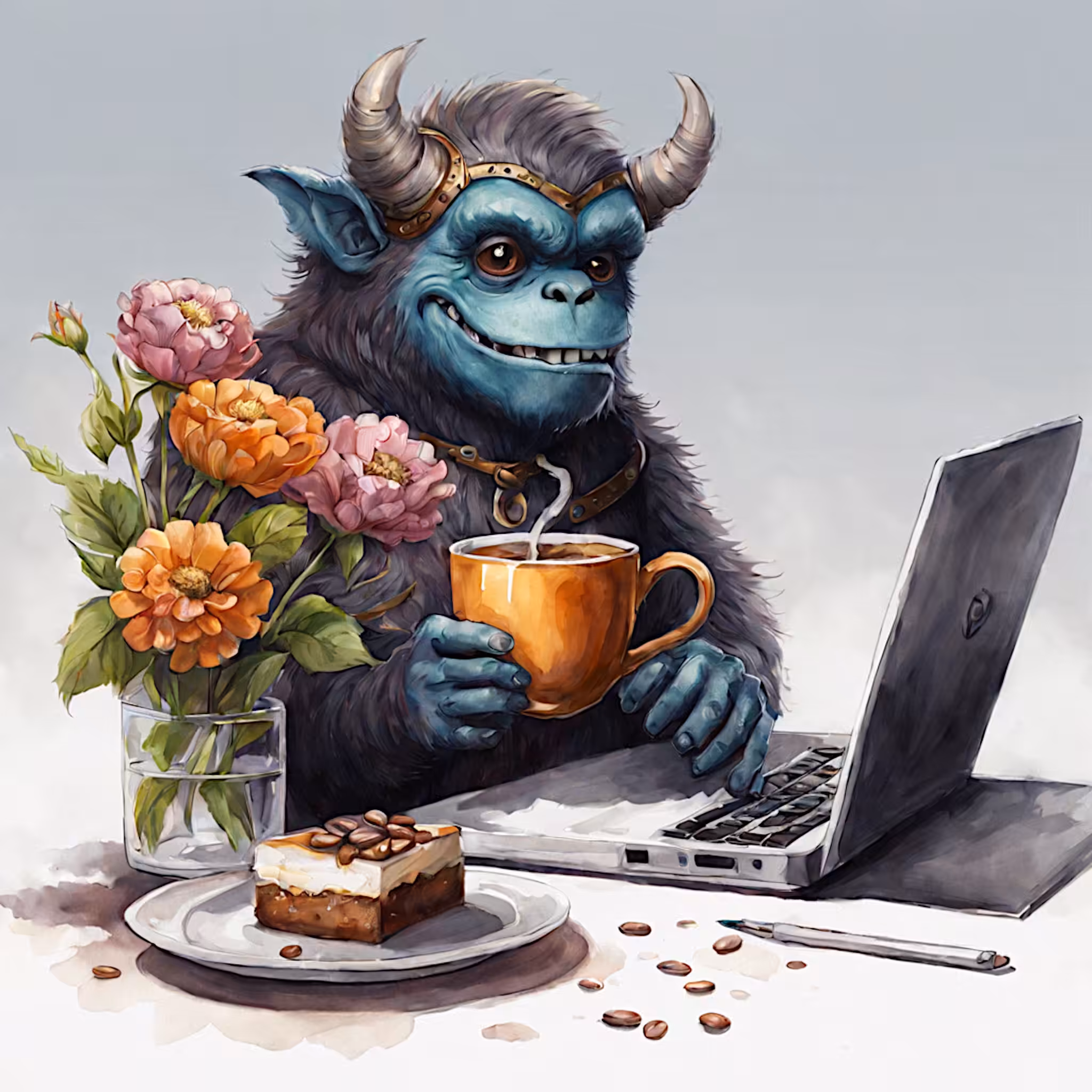 "Coffee Monster #21"  