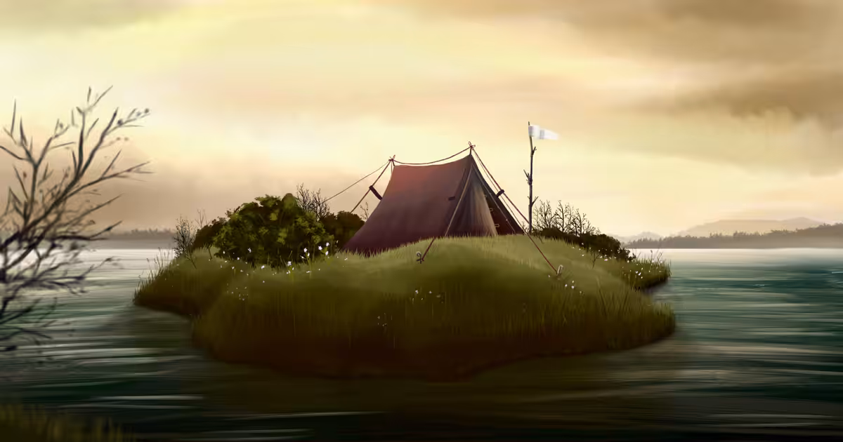 Gloomy Stars Series Background Painting