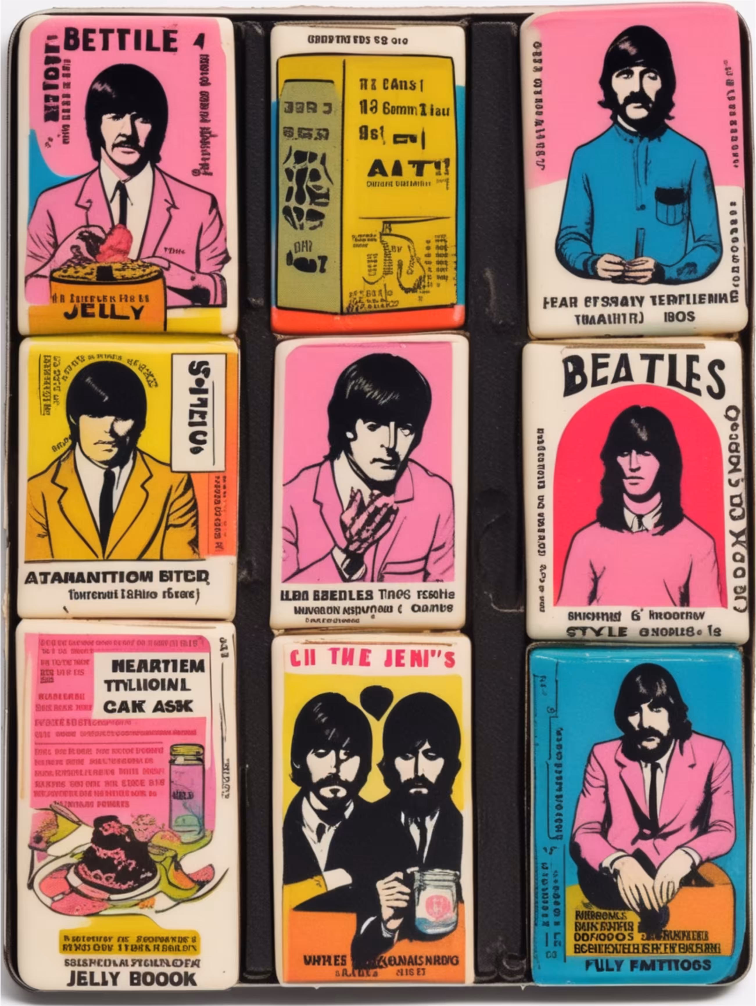 THE BEATLES / JELLY AND TOBACCO TIN COLLECTION