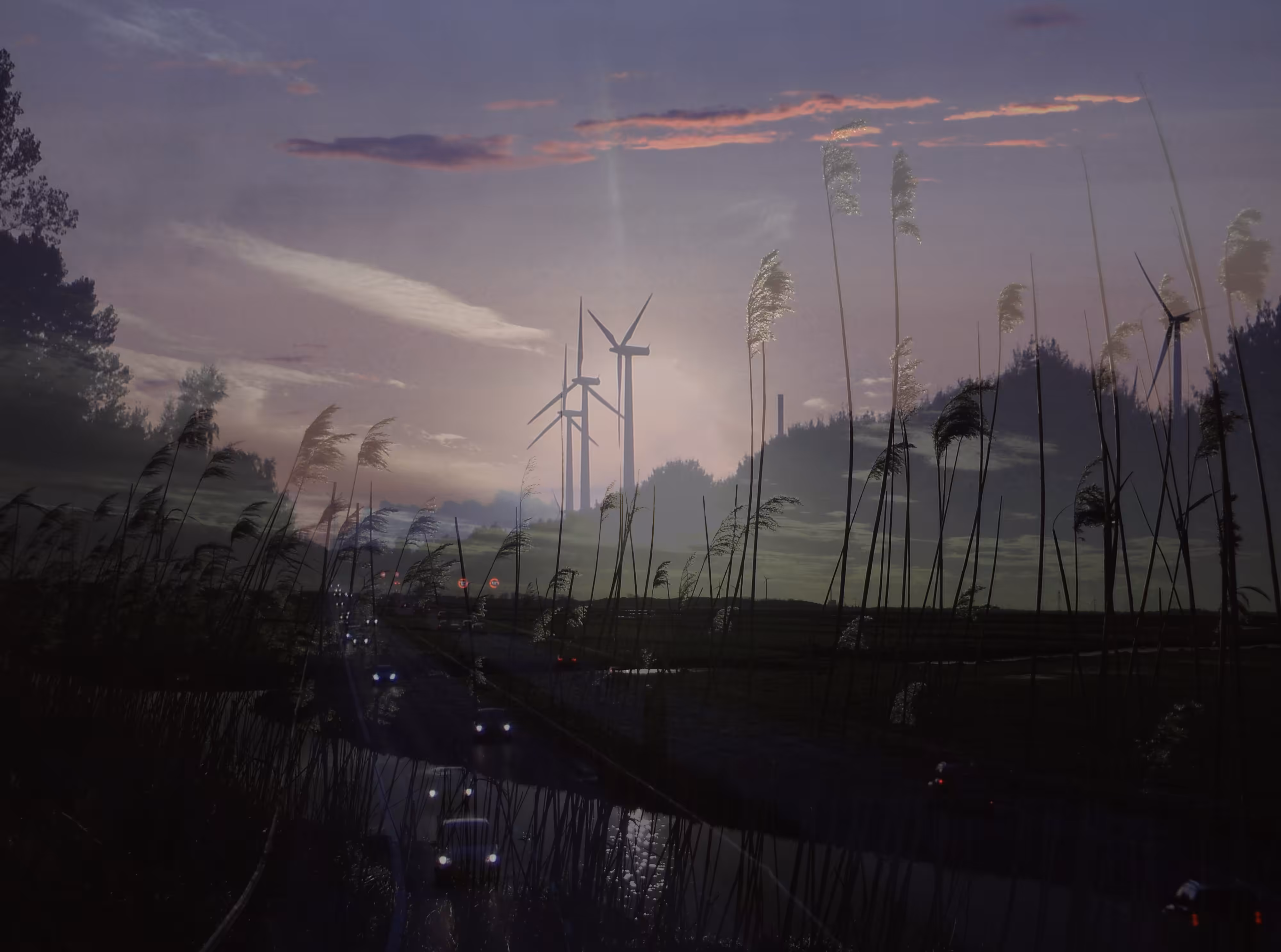 Industrial NATURE or The Sun will Rise Tomorrow by B a r b a r a Schneider