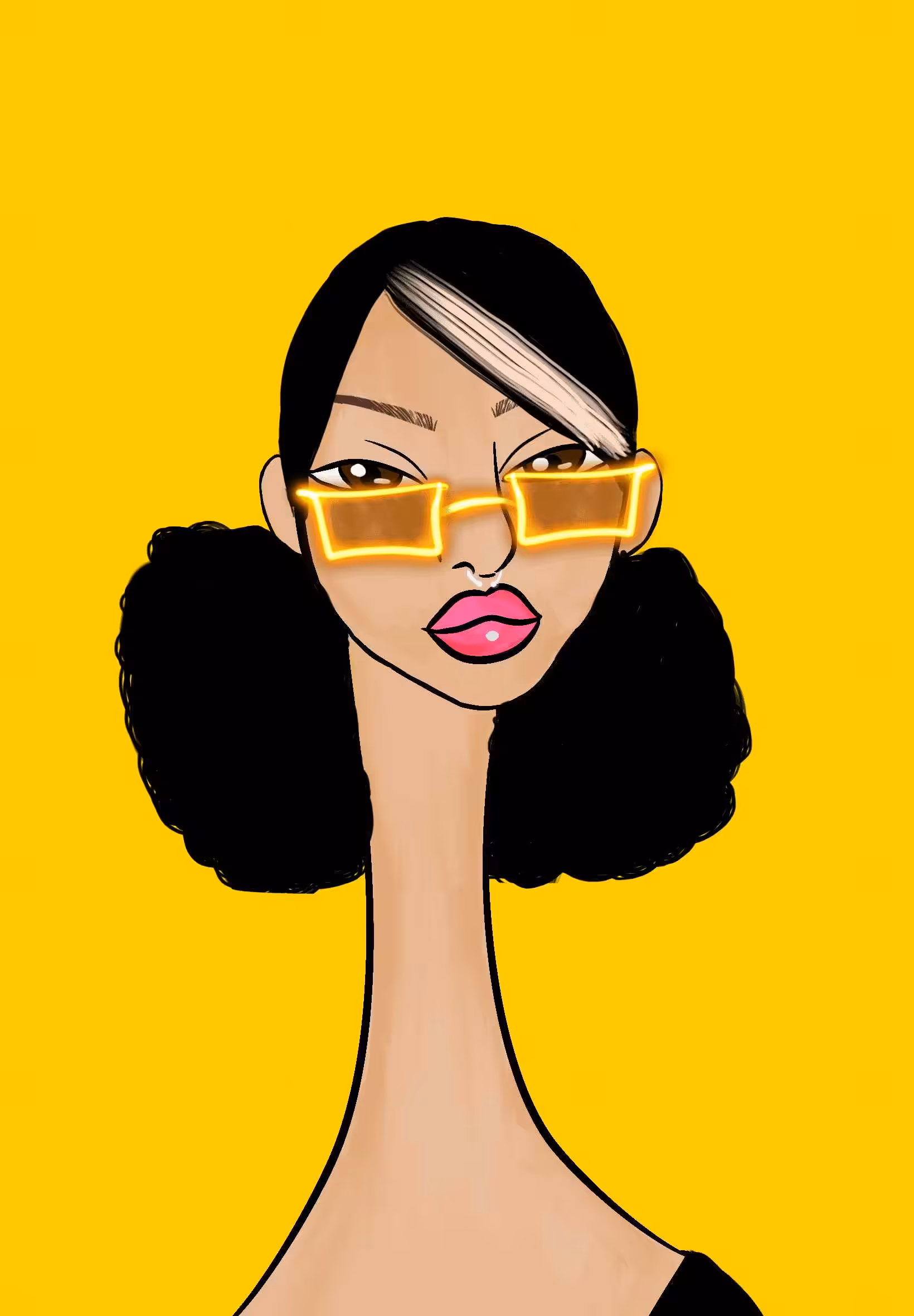 Long Neckie Ladies: Long Neckie Lady #1096