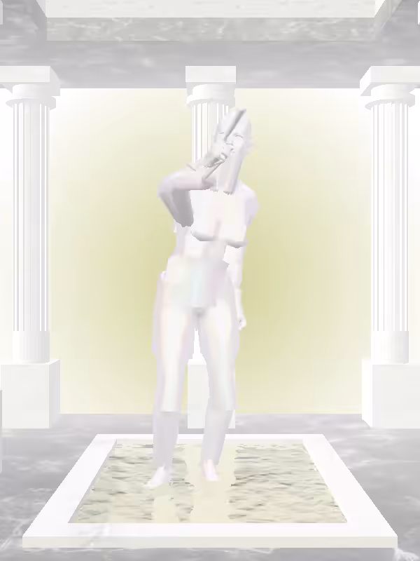 The Arguing Dusky Pale Pink Woman #2447