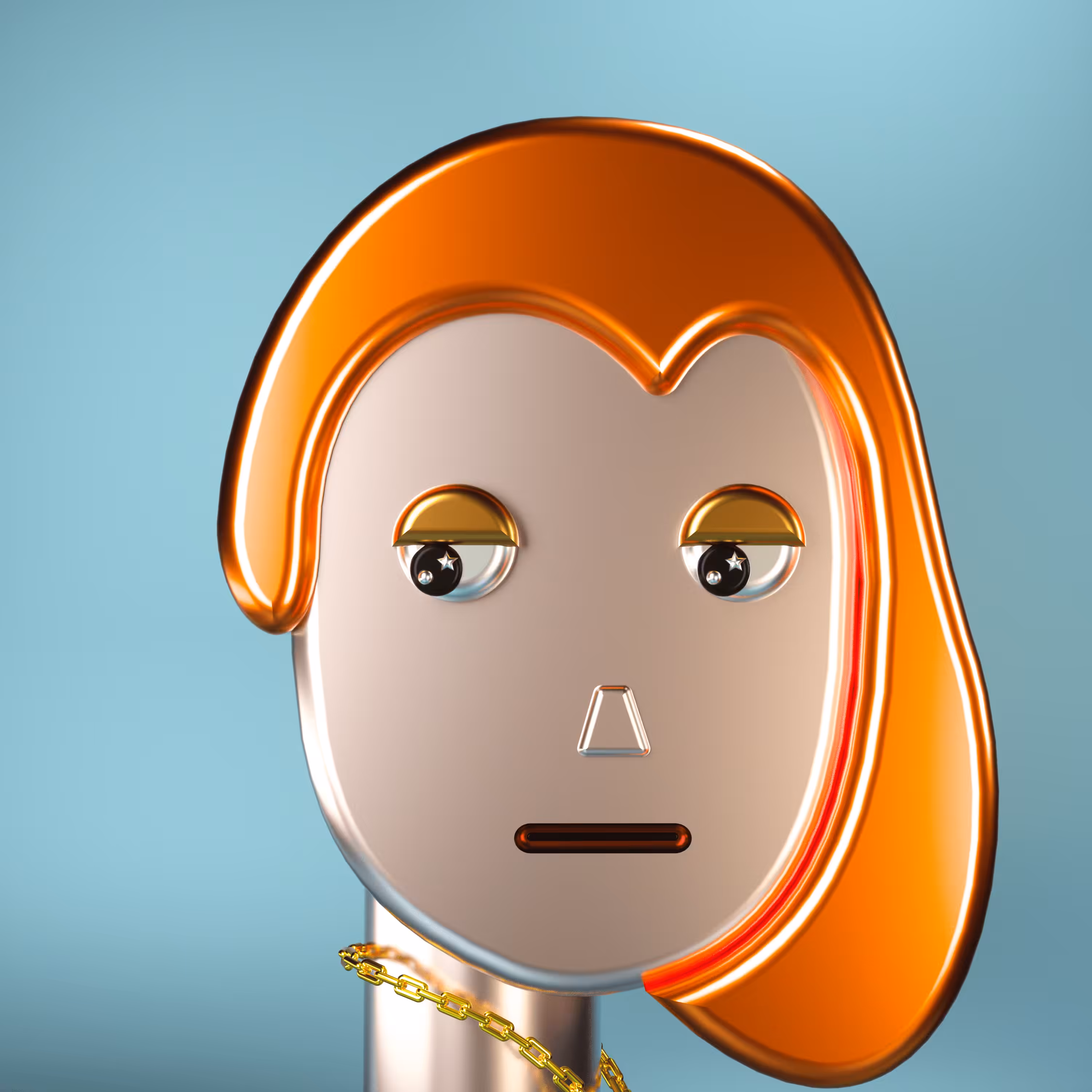 3D Chrome Punks: 3D Chrome Punk #0225