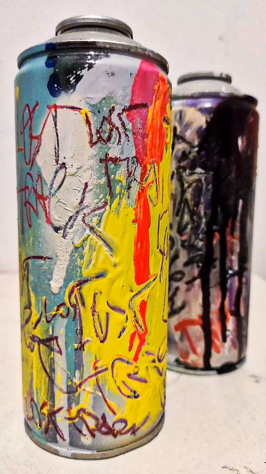 irenedantoart: SPRAY CANS ON SPRAY CANS