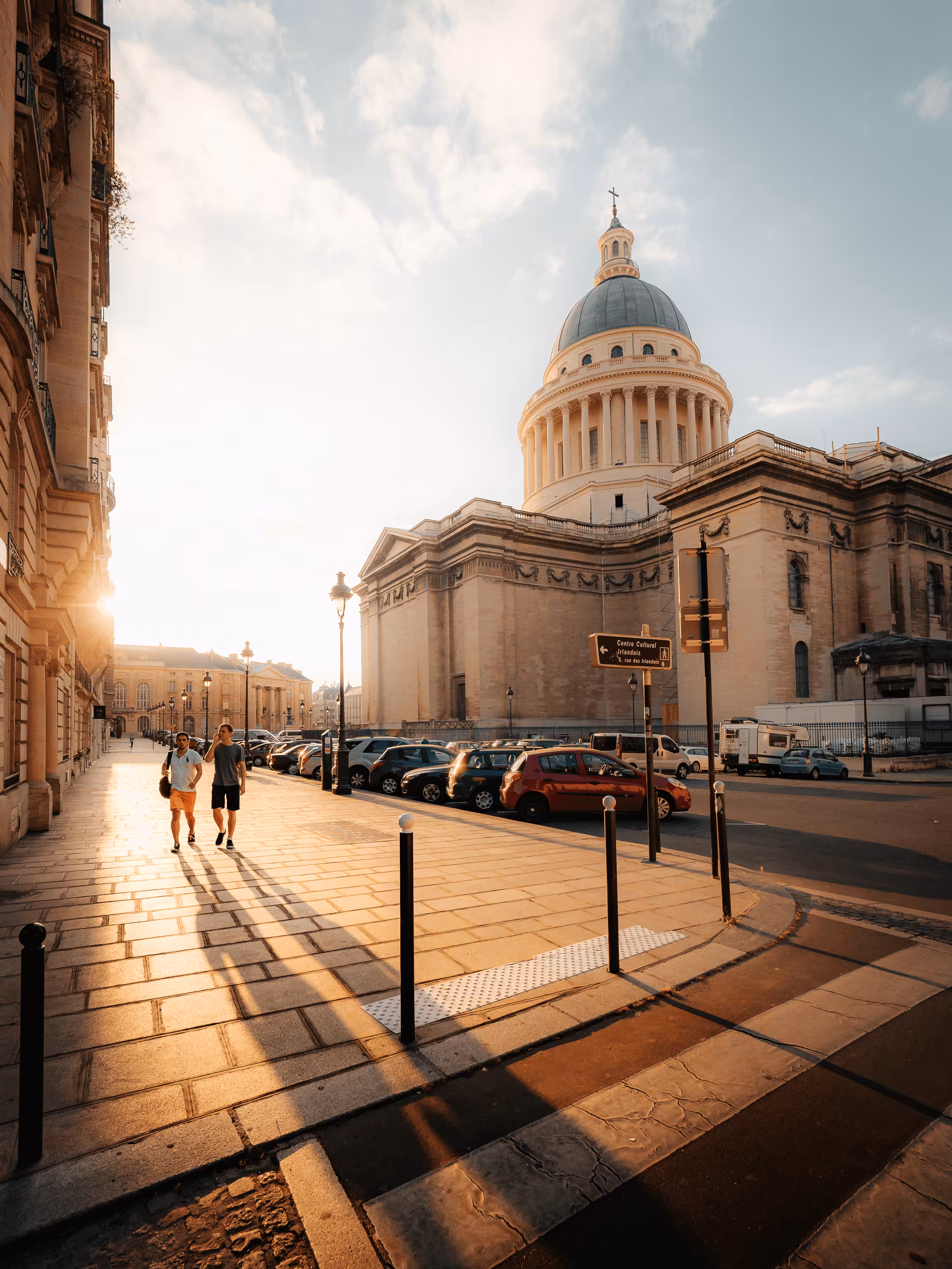 Walk by the Pantheon