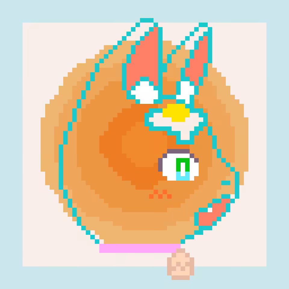 Egg on Cat 2