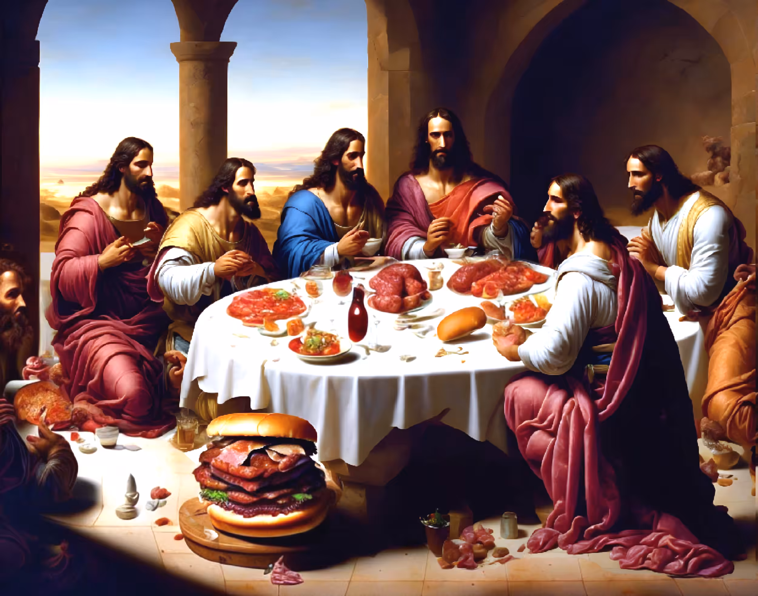 History of the SpamArt: "The Penultimate Supper"
