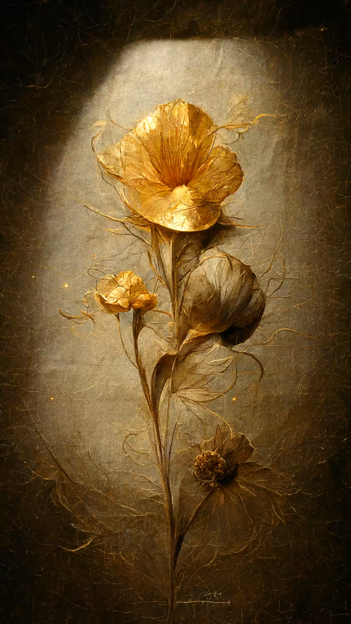 Luminous Flower Study