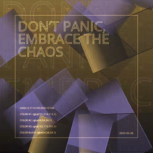 Don’t panic #13