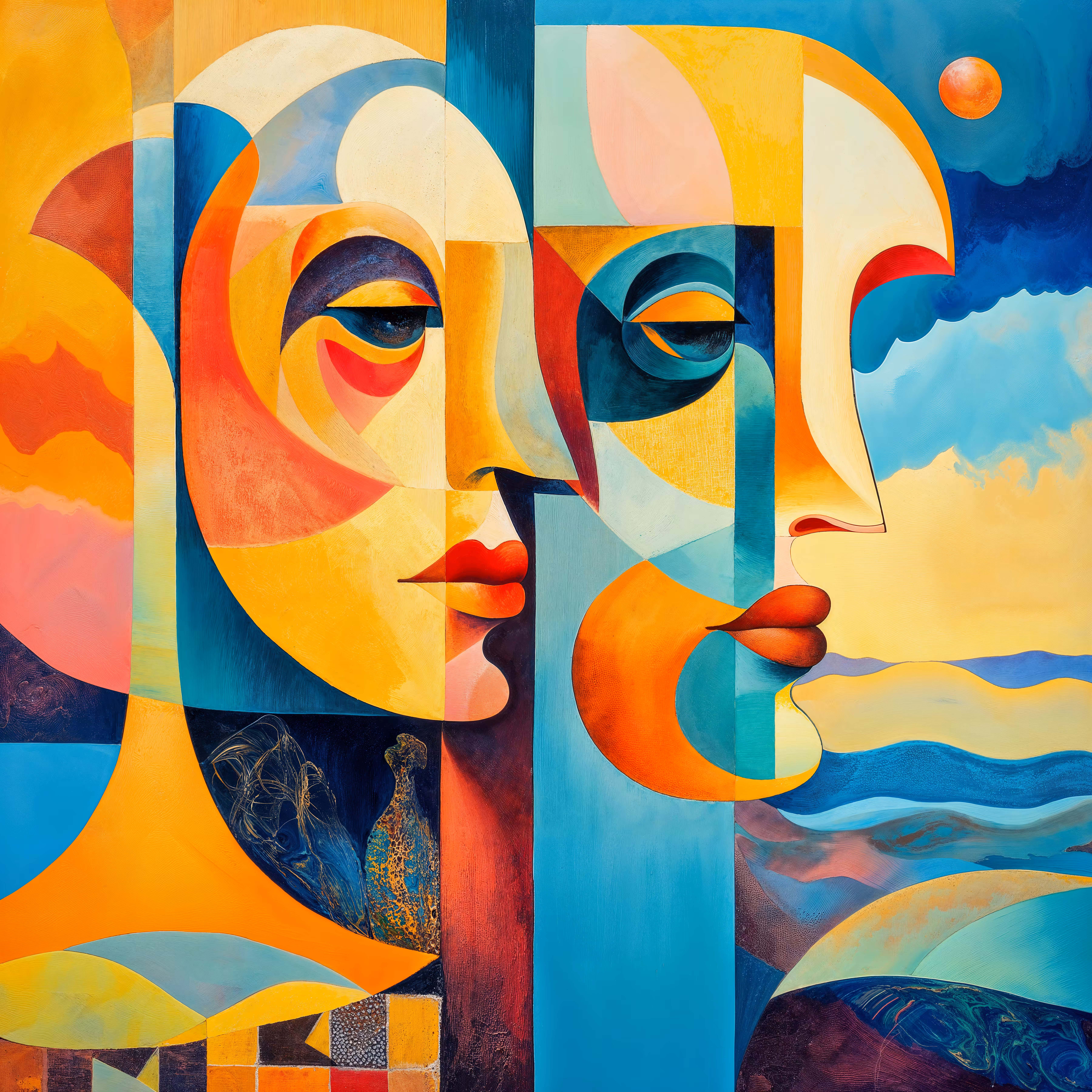Abstract Cubist-Surrealist #1