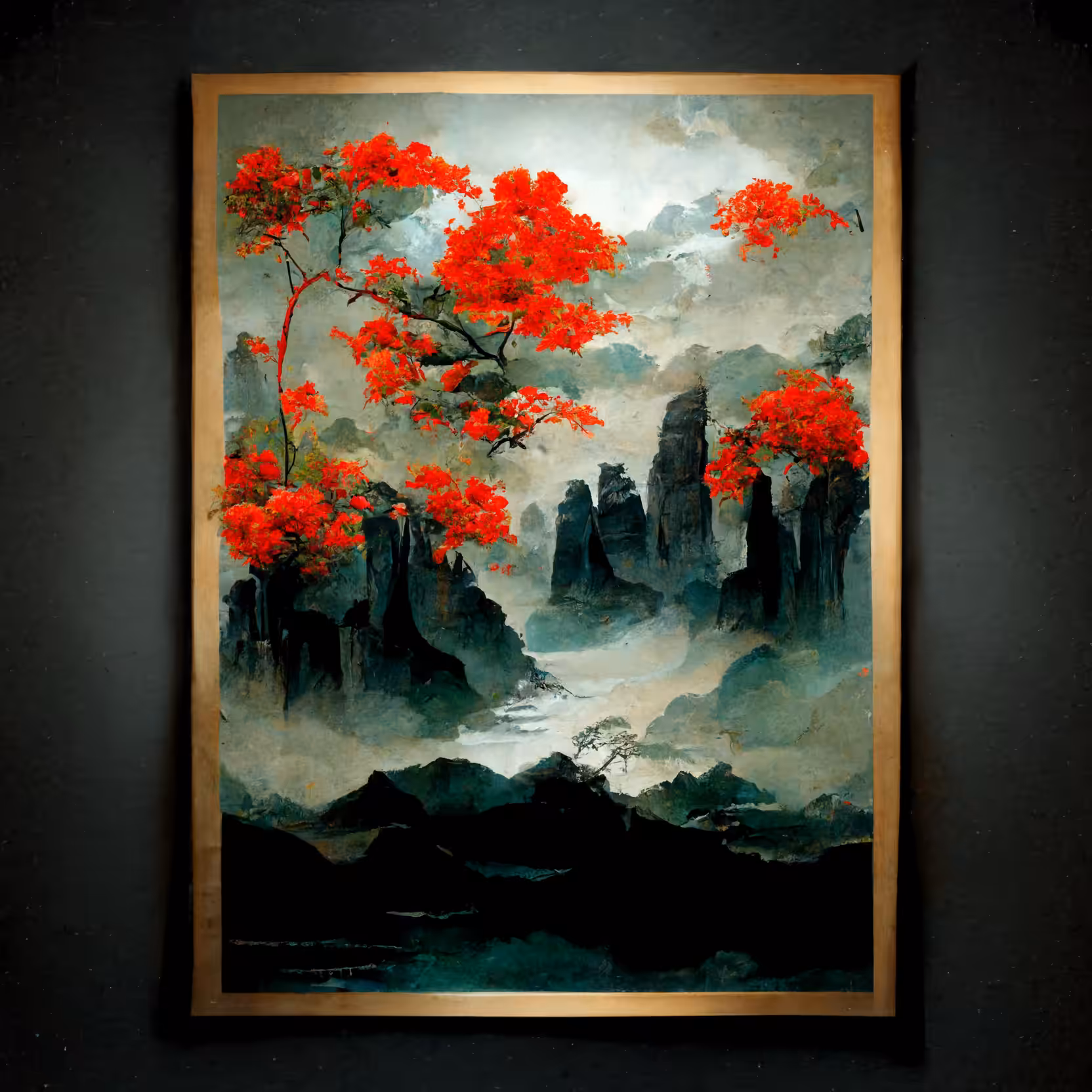 Mountains and trees #11