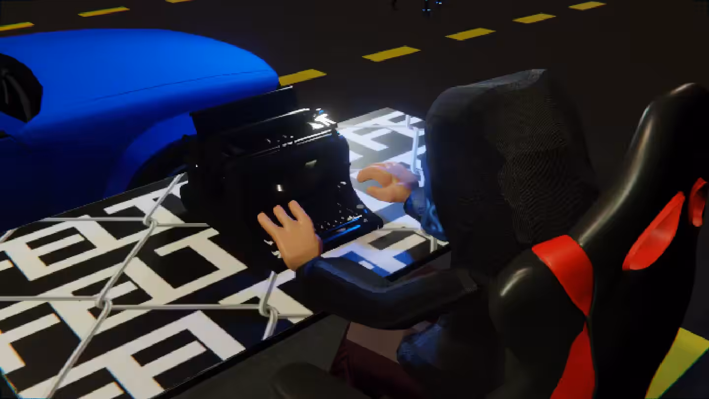 Desktop #302: The Hacker in the Gaming Chair With a Drone and a Typewriter on a Barbed Wire Table in The Streets