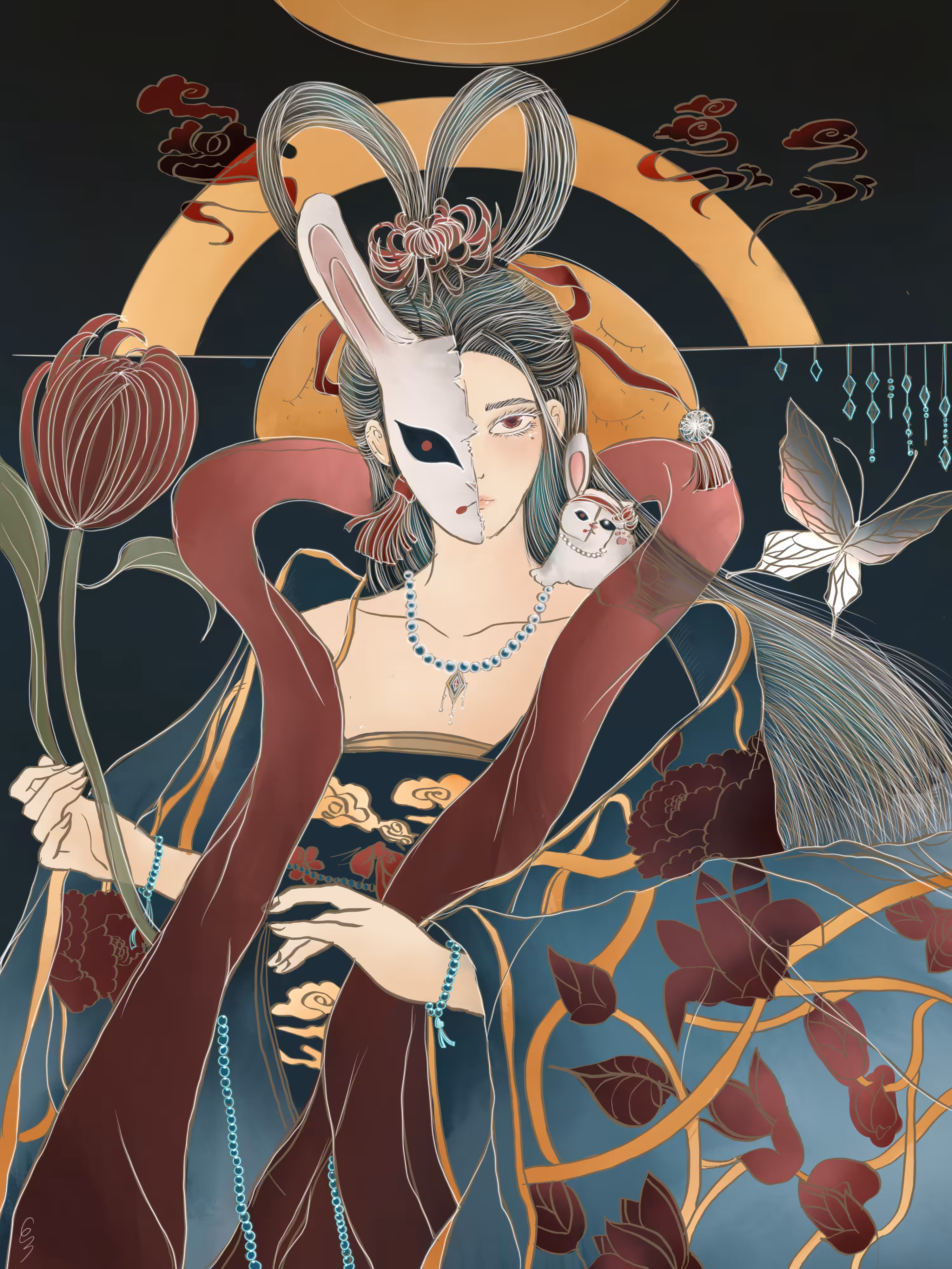 Moon Festival Lady