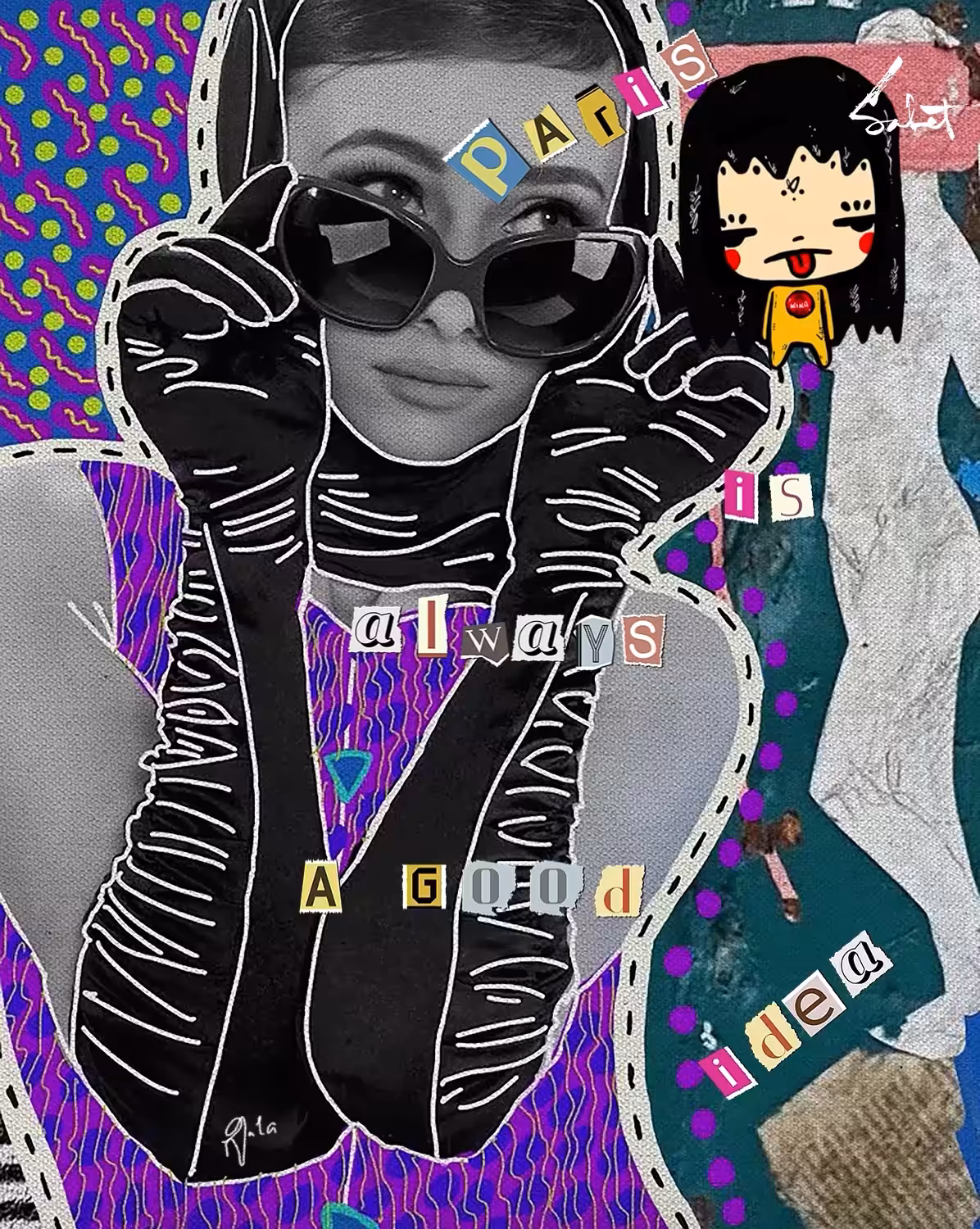 PARIS IS ALWAYS A GOOD IDEA ( with KIKU! )