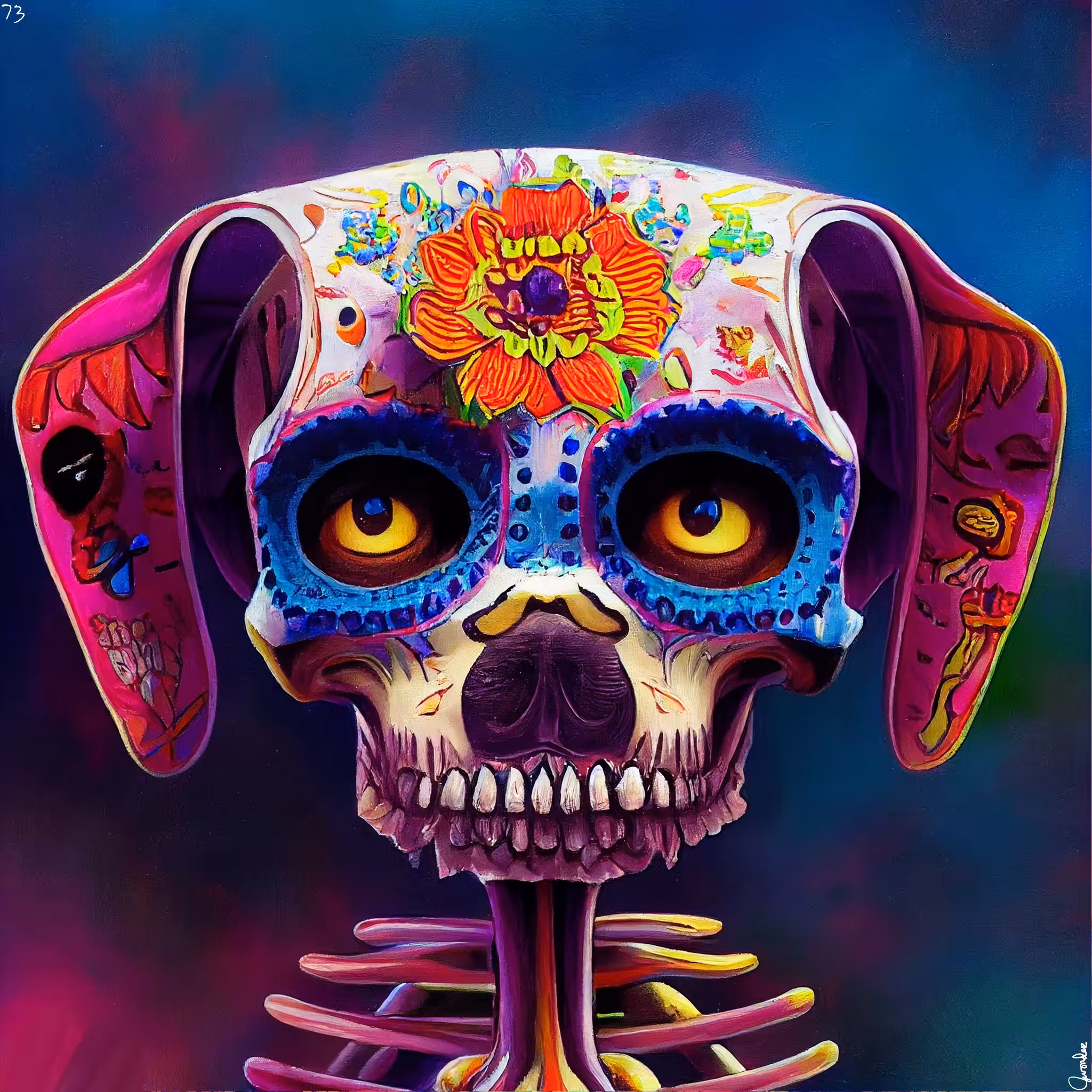 sugar skull #73