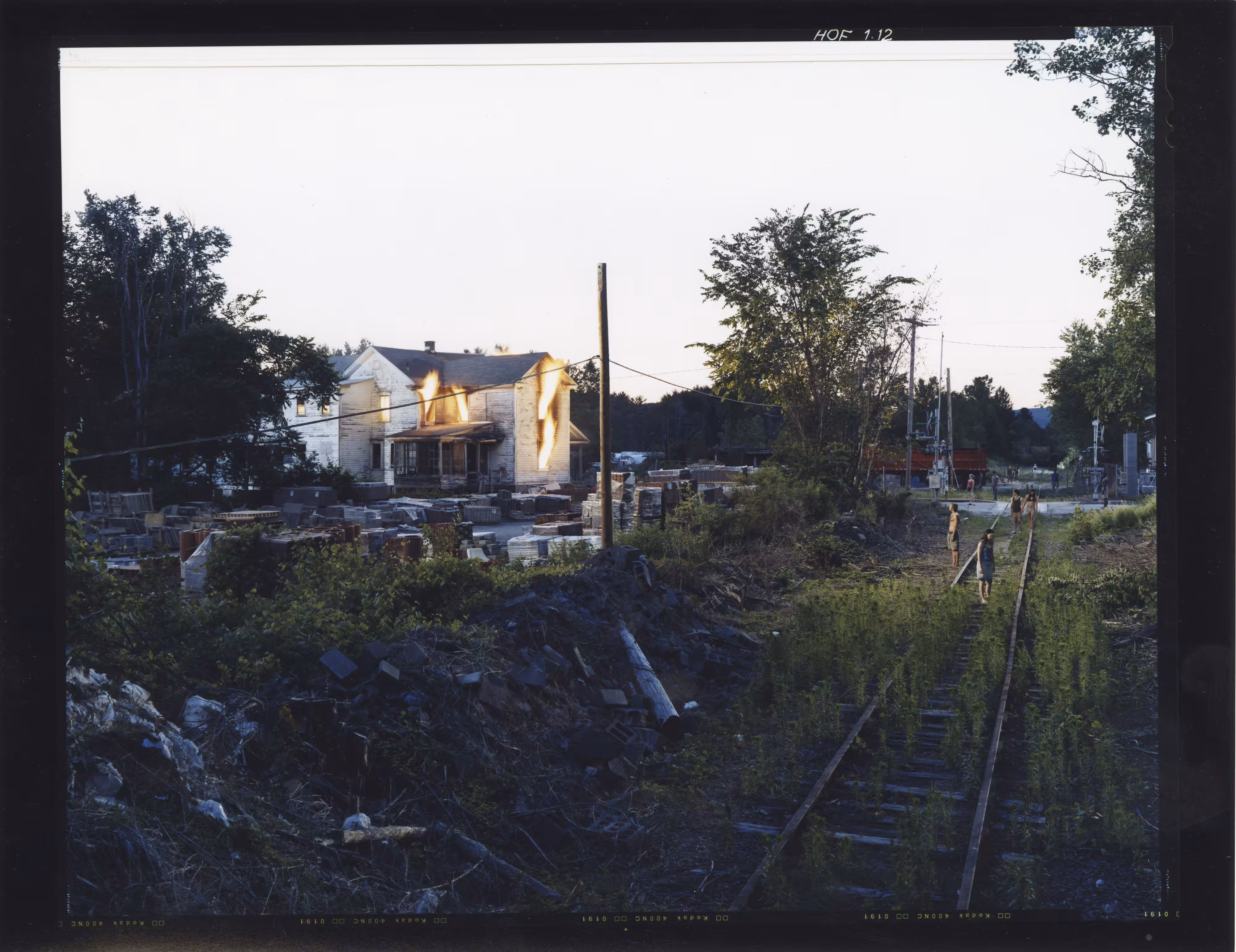 Beneath the Roses, 2003-2008 [House Fire Bundle] 8 x 10 Contact Print [No. 1]