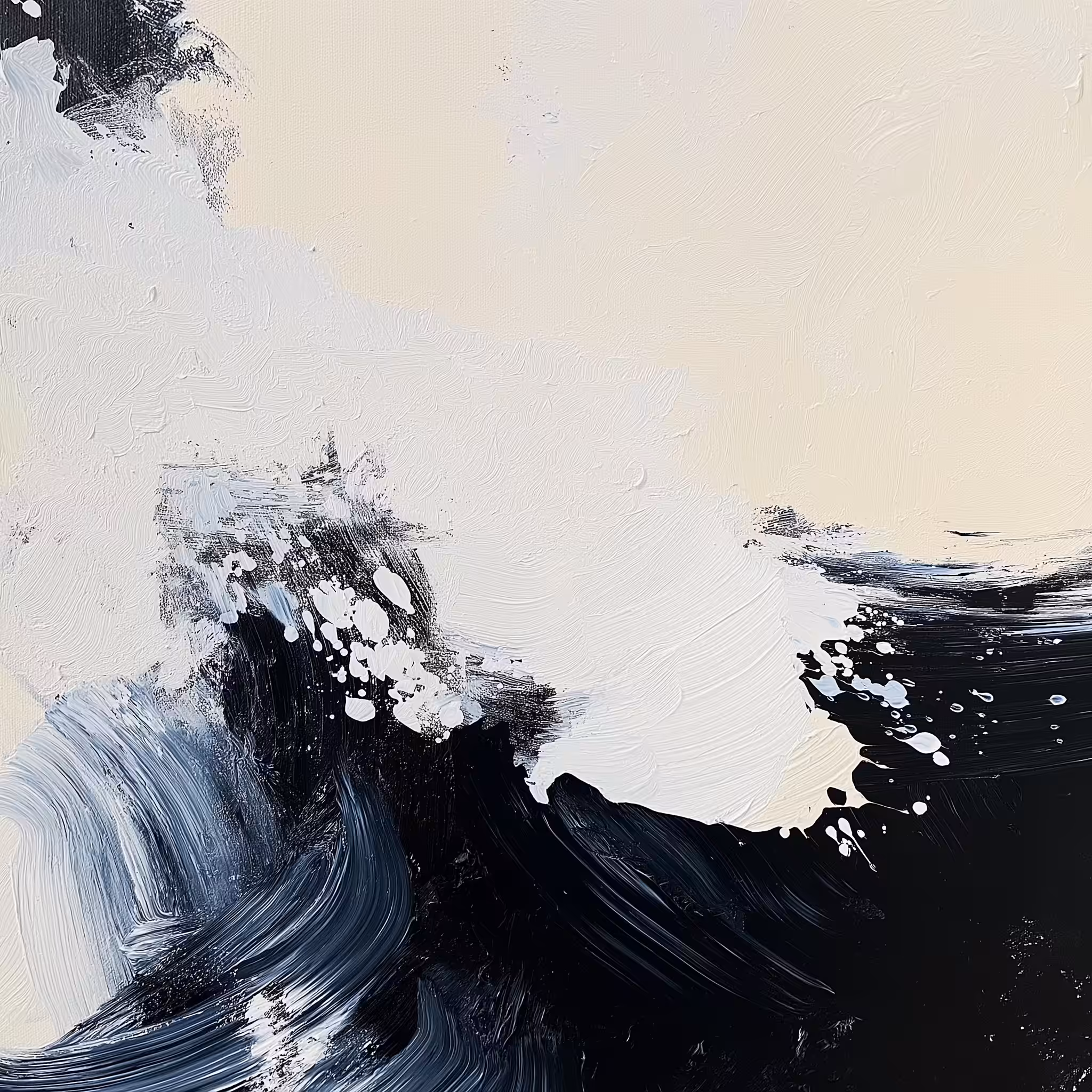 monochrome wave 1