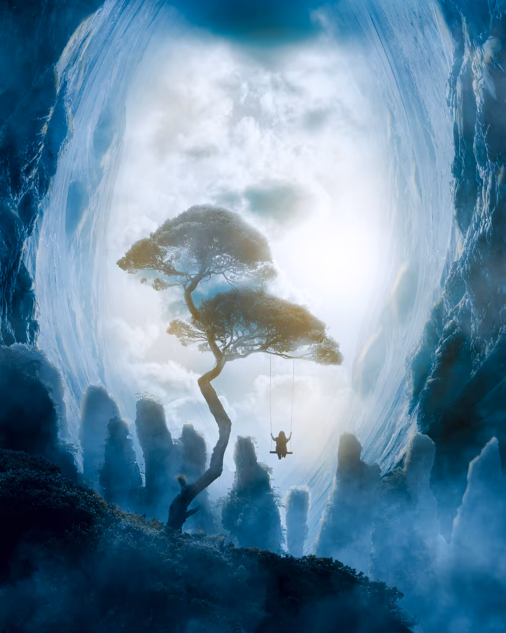 Somewhere in the hollow earth