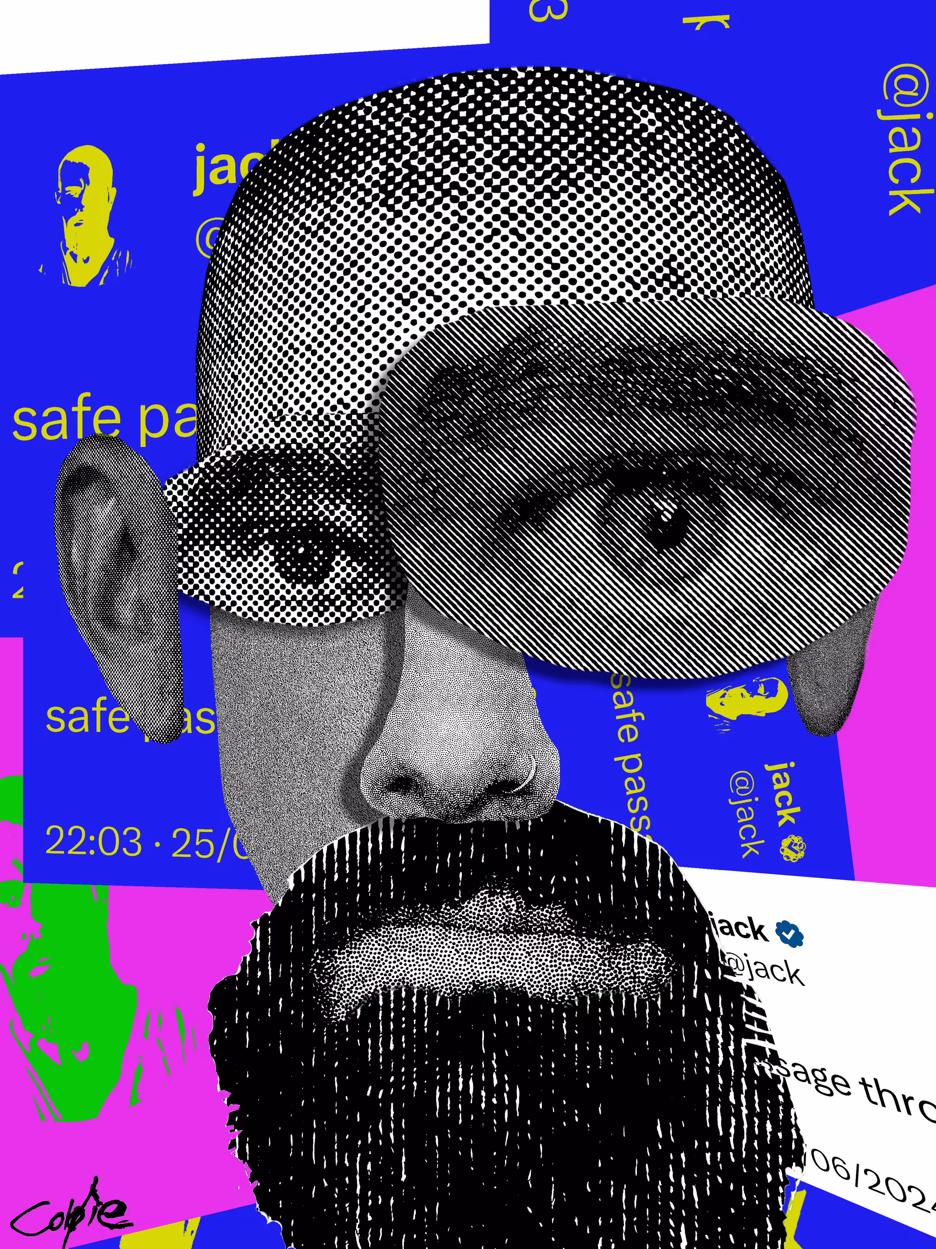 Jack Dorsey - Decentral Eyes - Safe Passage Variant - 70/240
