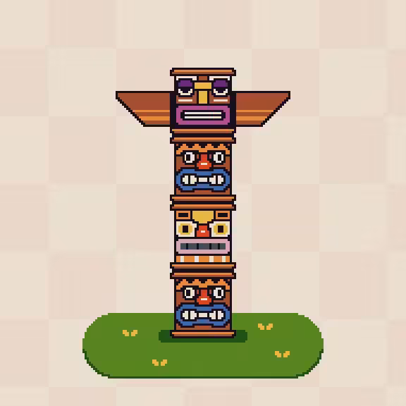 Tiki Totem #29