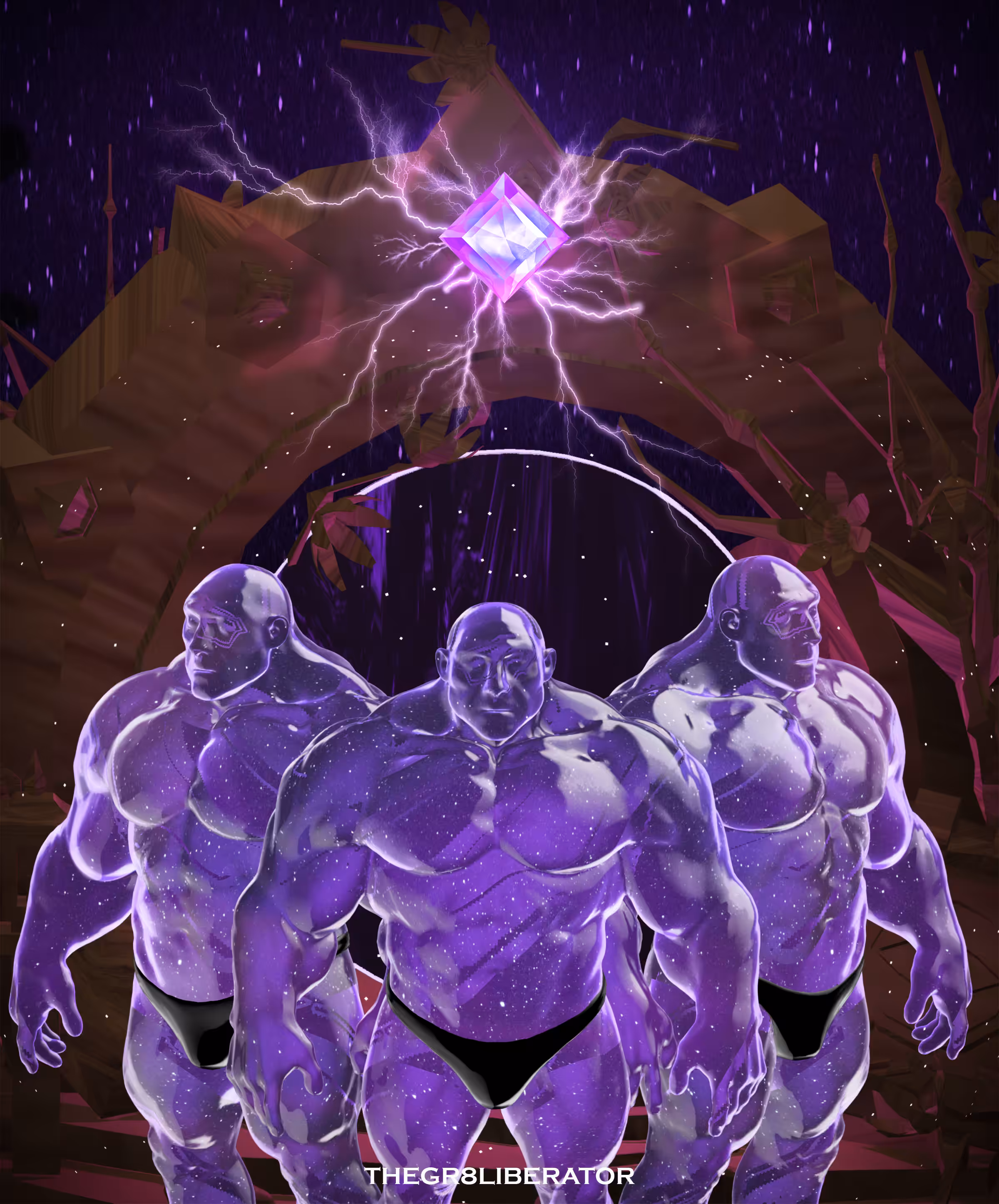 The 3 Blobmen of Apocalypse.