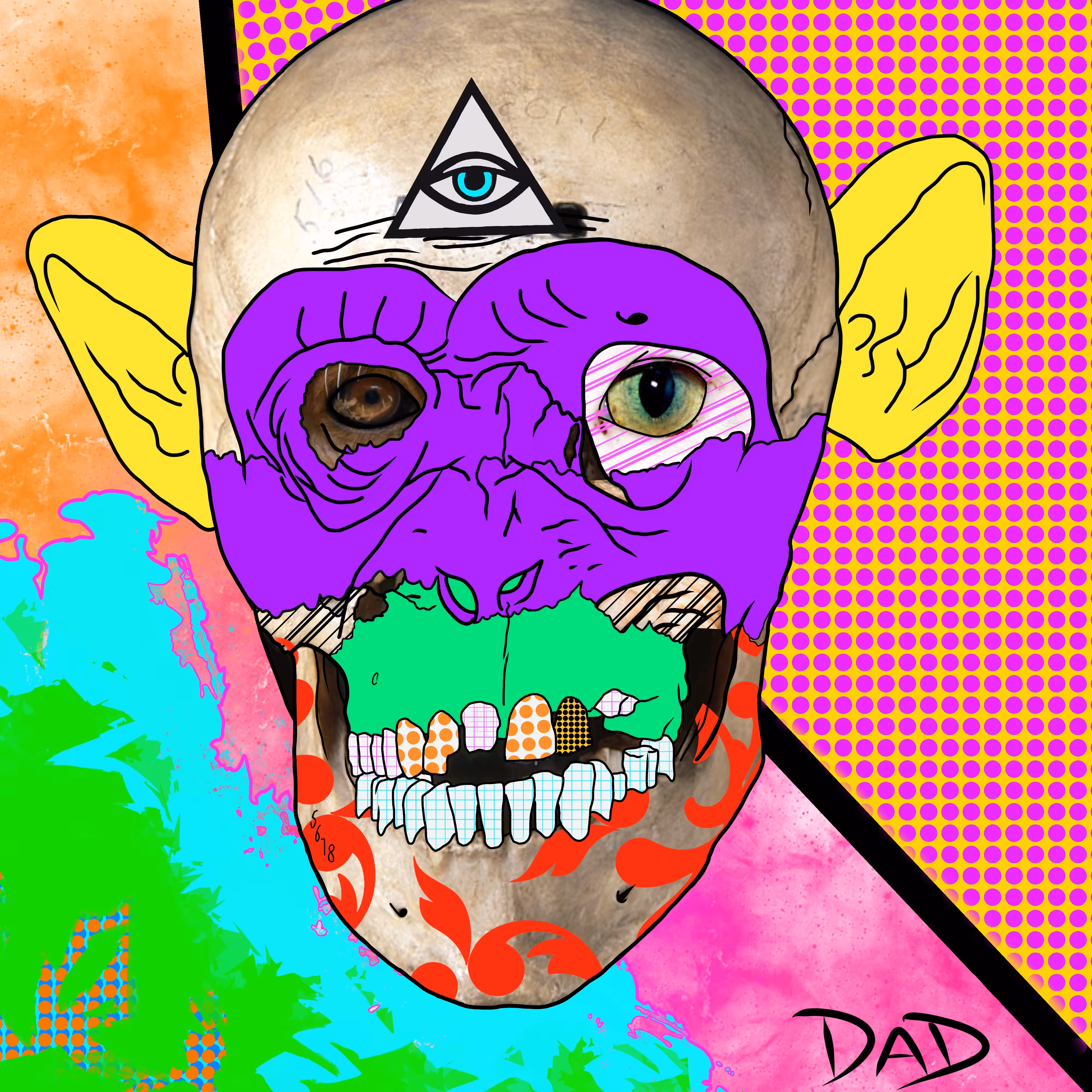 Colourful Monkey By Dad 