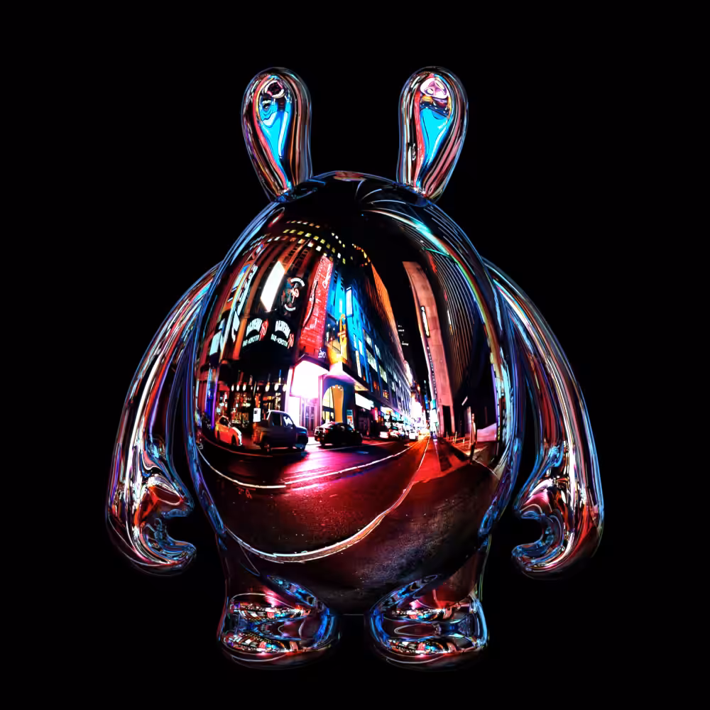 Mirror Bunny toy #1