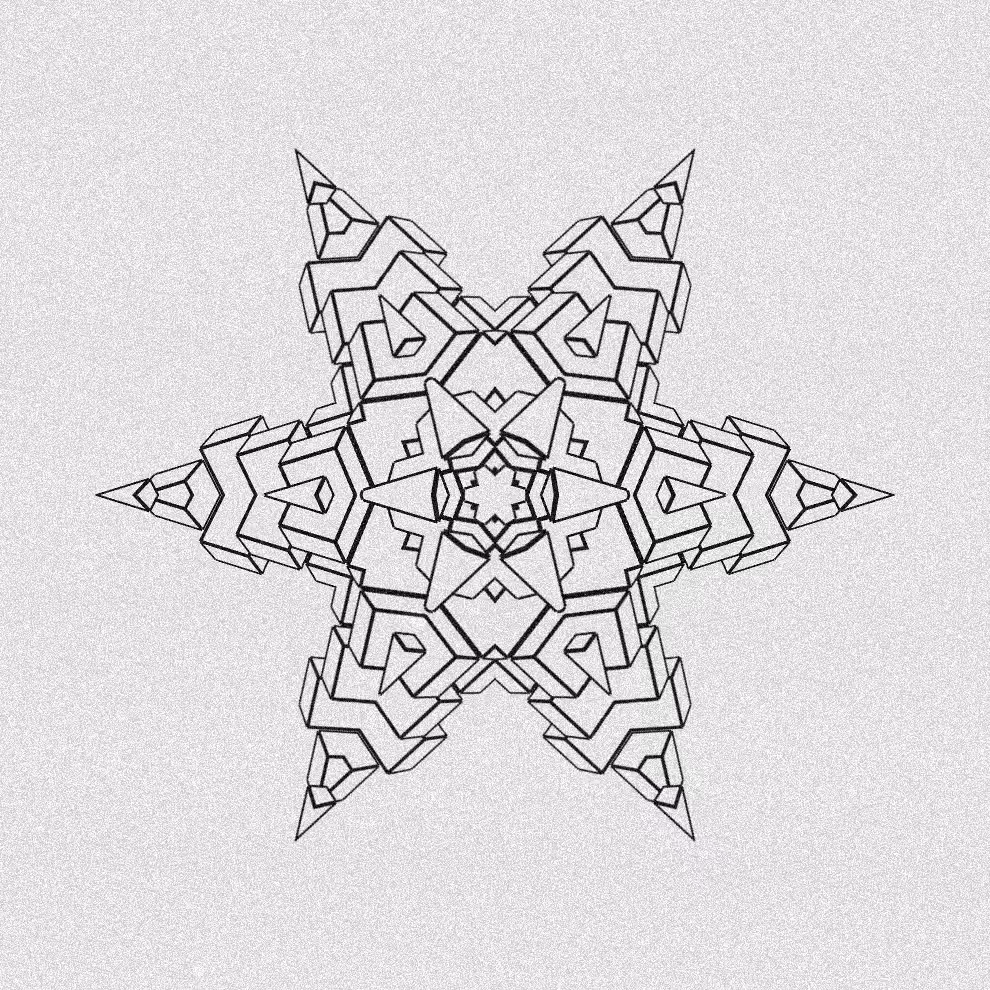 Monochrome Kaleido #17
