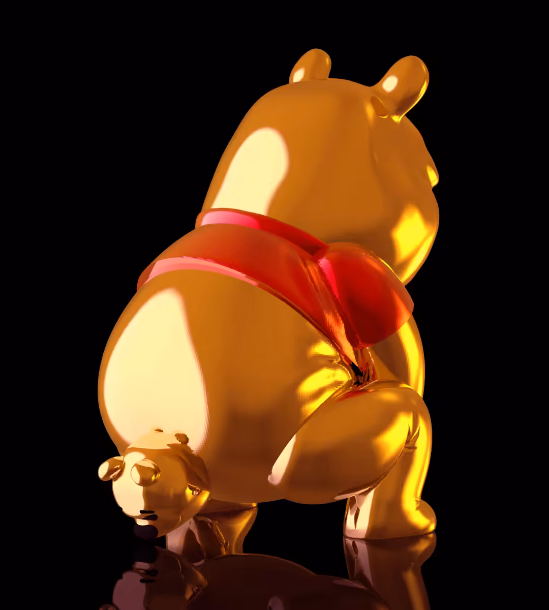 GOLD POOHPOOH