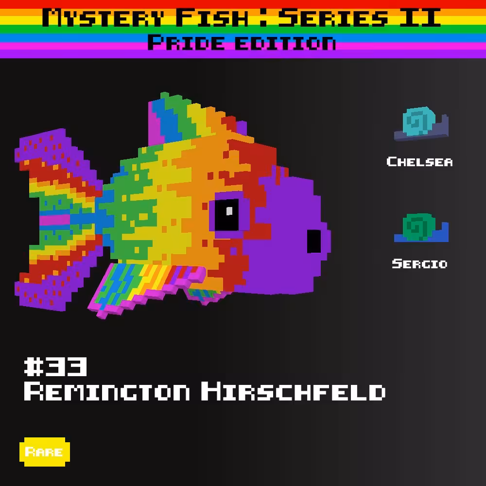 Remington Hirschfeld :: Mystery Fish : Pride Edition #33 