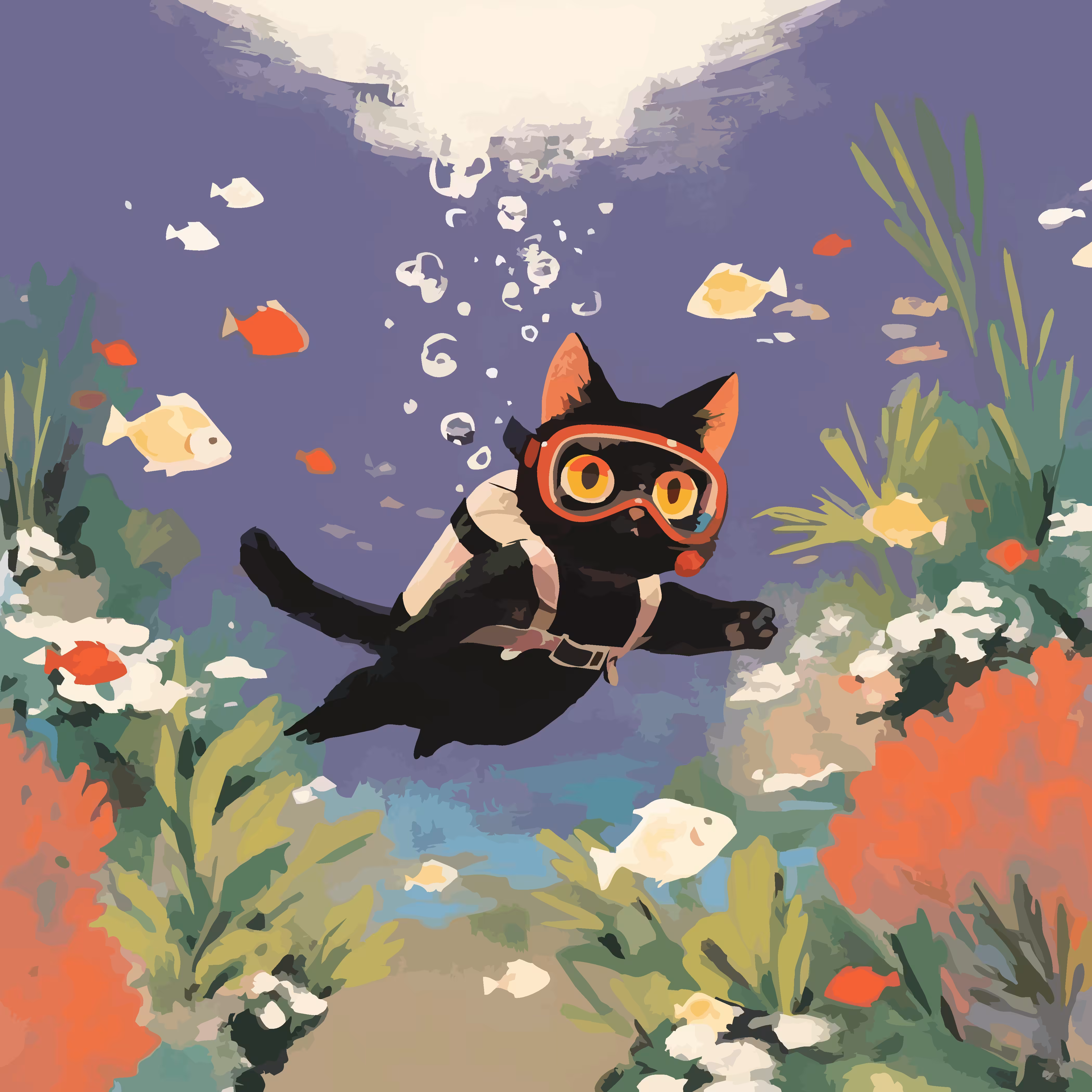Diving with Meiko