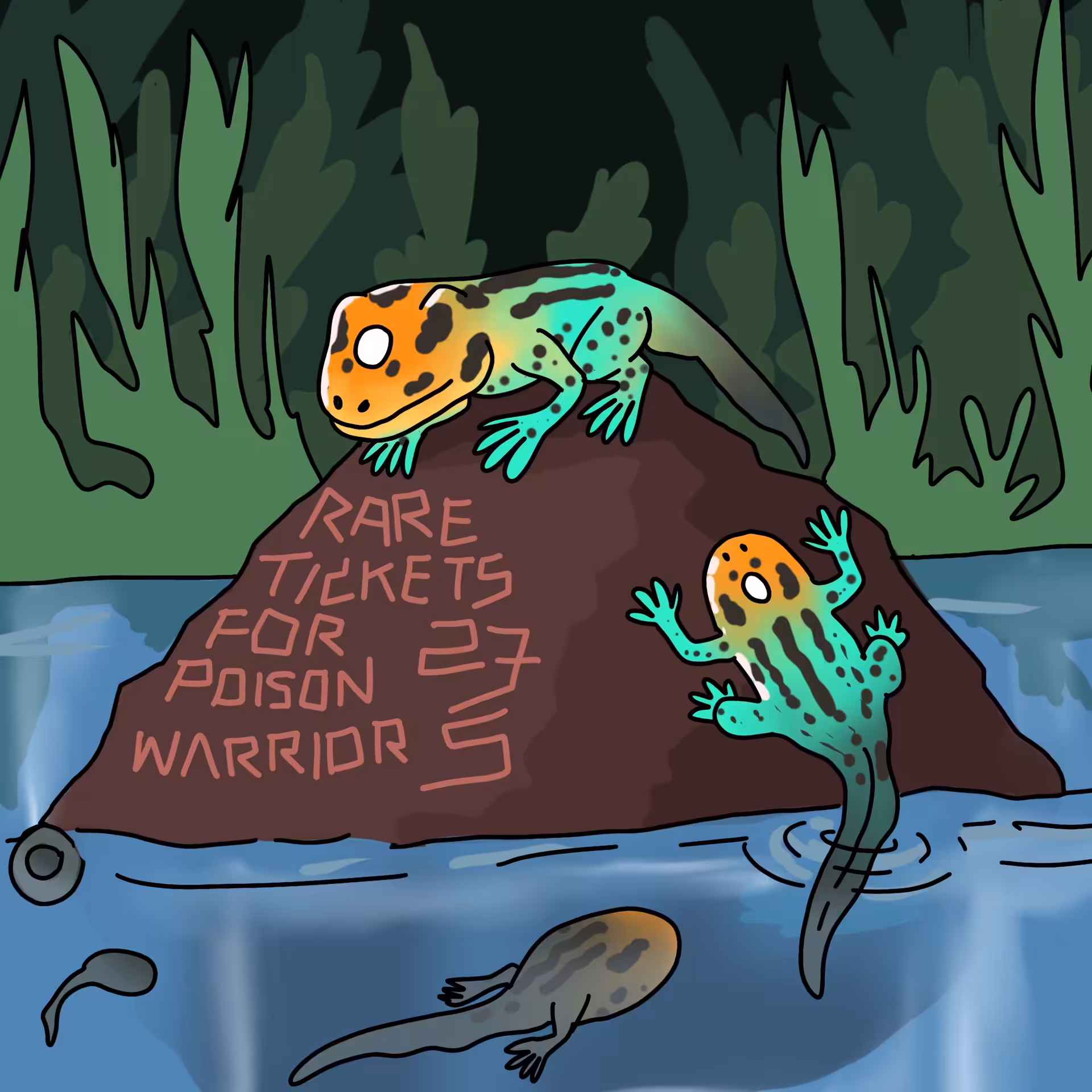 RareTickets for The Poison warrior one eyed guy #00275