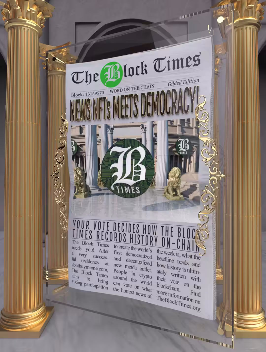Meme Moon Mission: News NFTs Meets Democracy! | Gilded