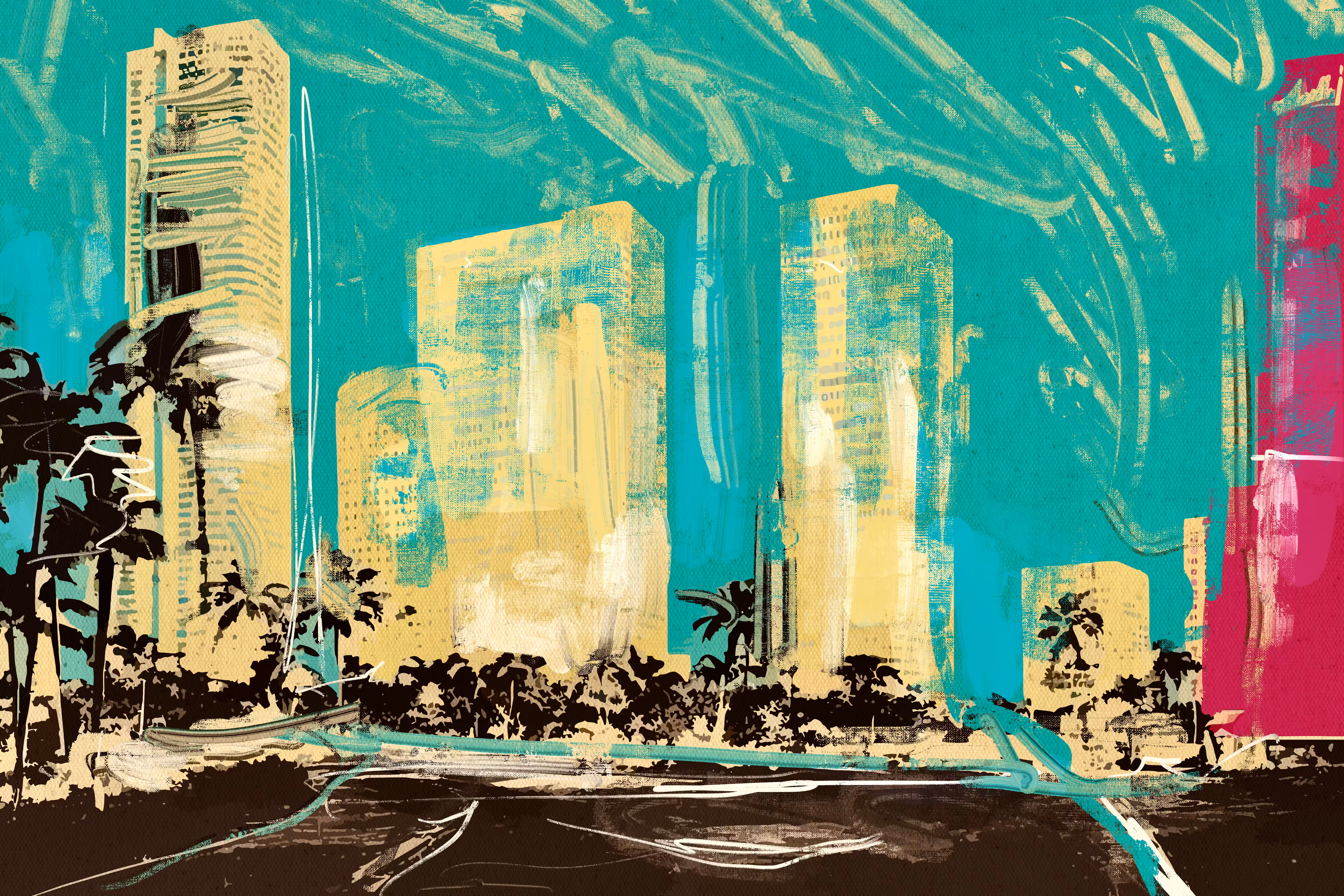 Carpark and Towers - MIAMI 85