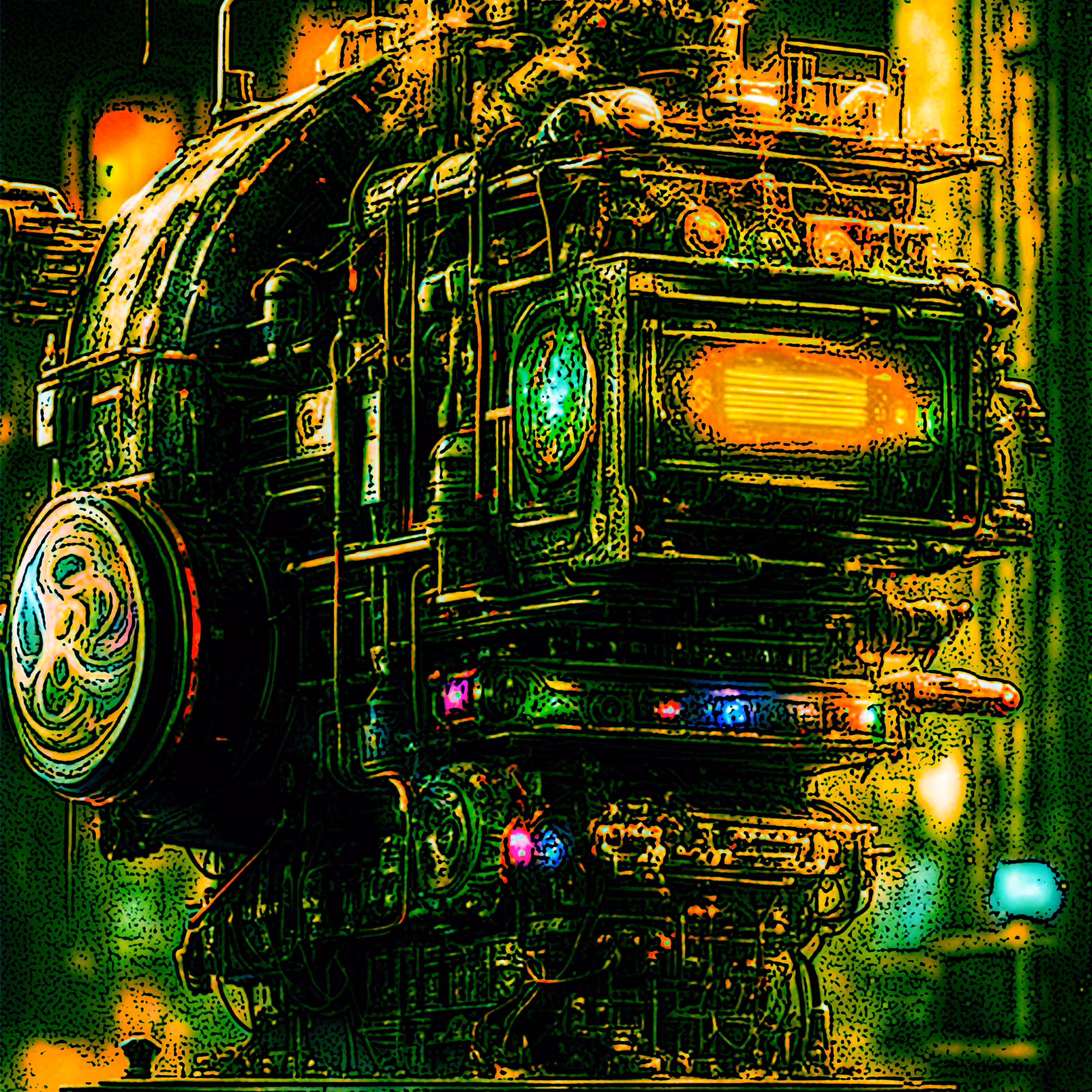 Photo Manipulation Art : Mechanized Muse
