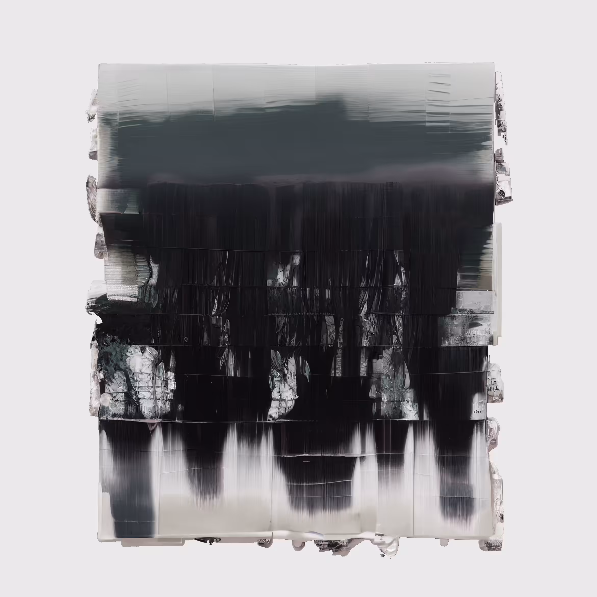 Homage to the square - Stock I: Visual greyscale language model