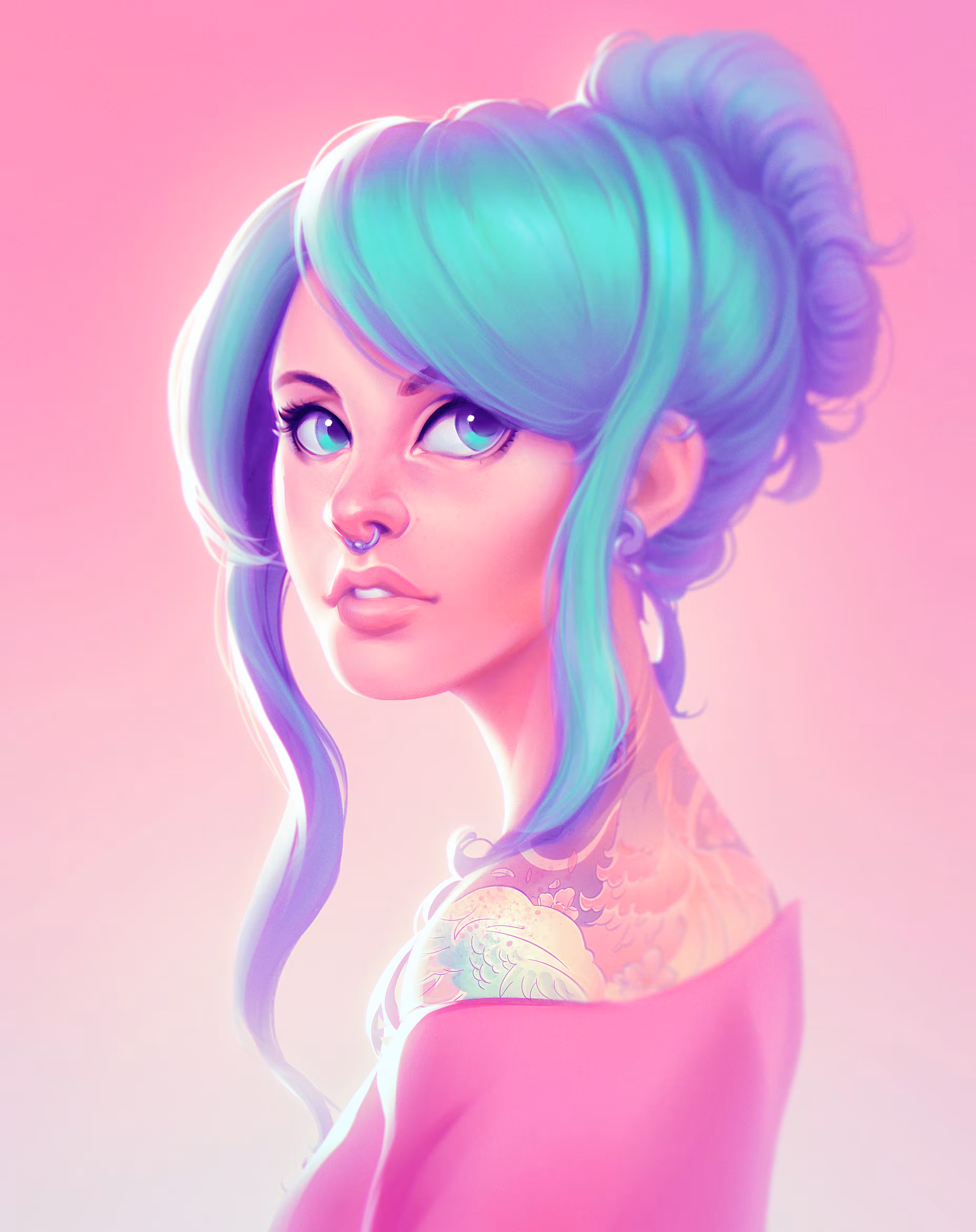 Neon Feather (Still)