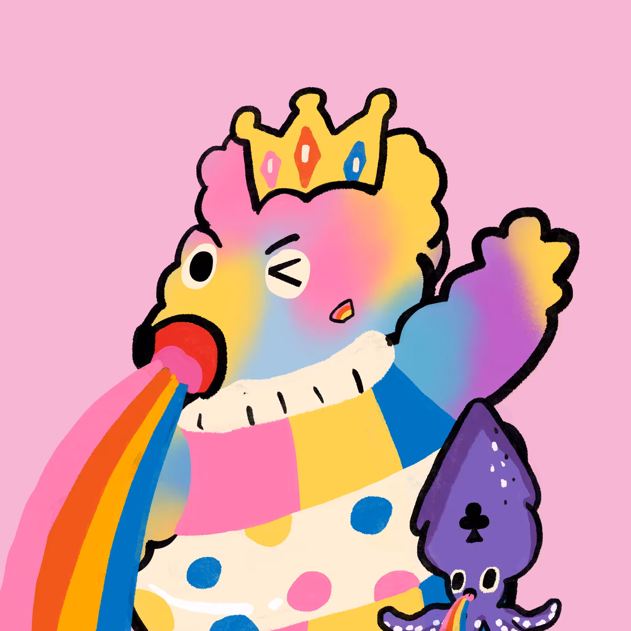DIGGY RAINBOW COSTUME