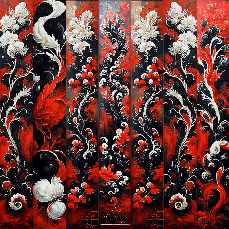 AI Chinese Flowers #8