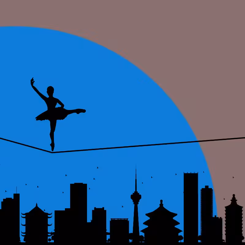 Dancing over the city #8