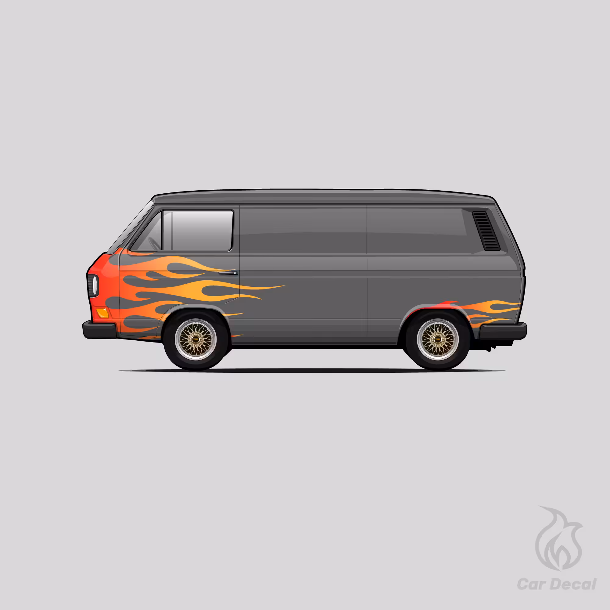 Flame Decals - 4%