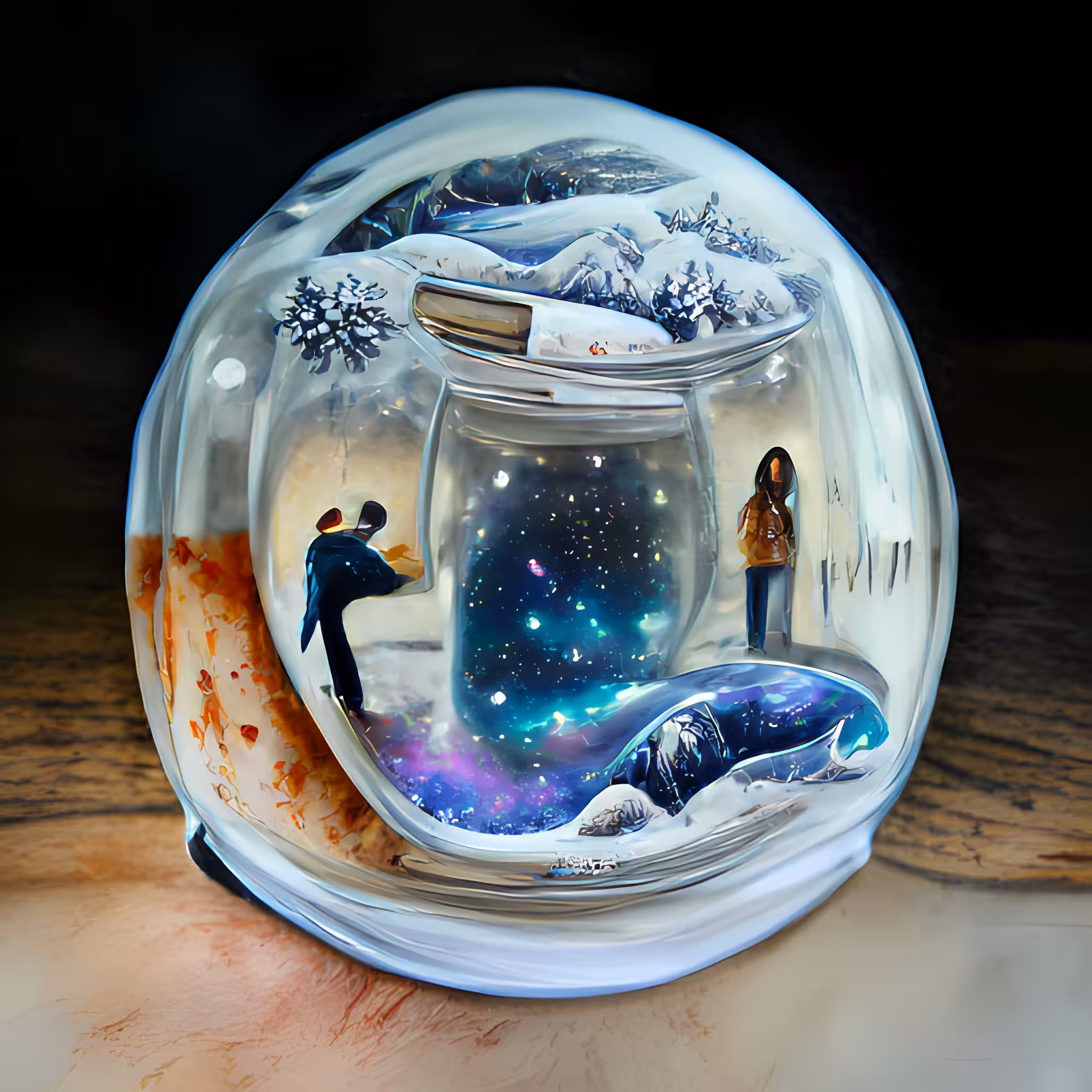 Holiday Snowglobe #08