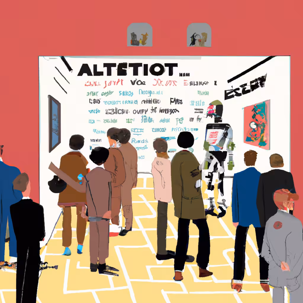 The Neo Modern Text2Image AI Art Exhibit