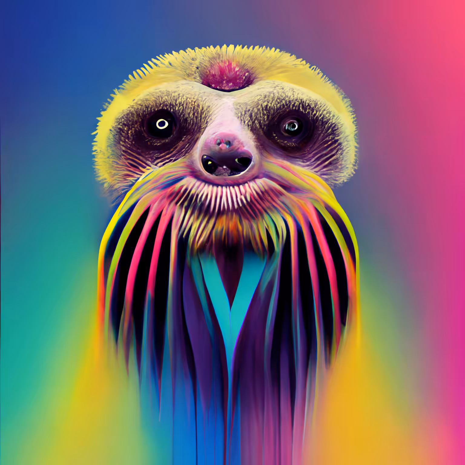 Psychedelic Sloth 27