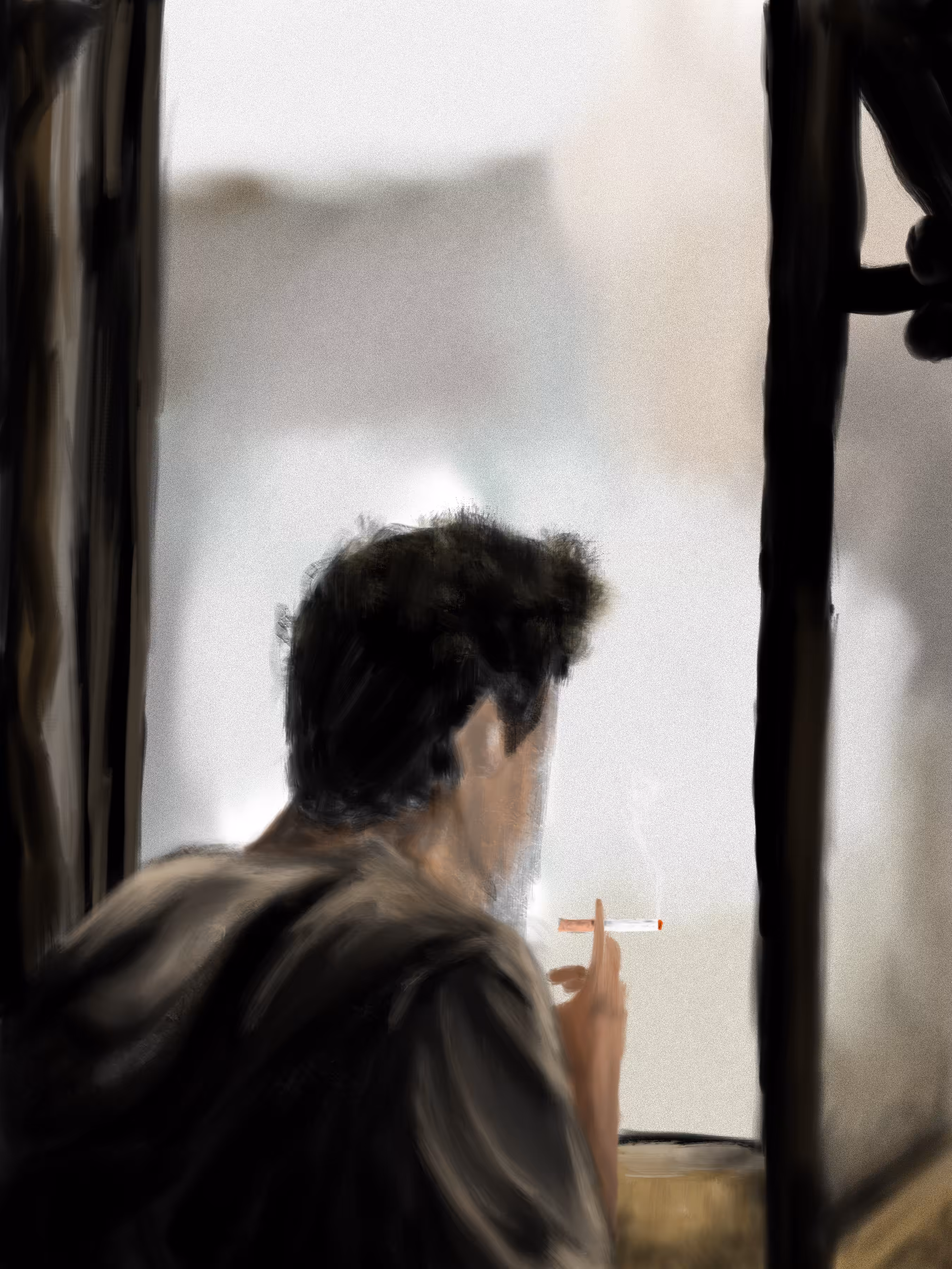 The Man and The Cigarette