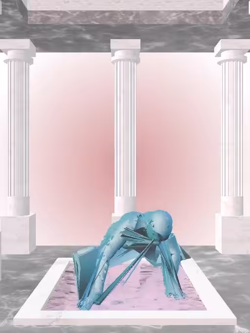 HeavenComputer: The Rising Aqua Green Woman #6237