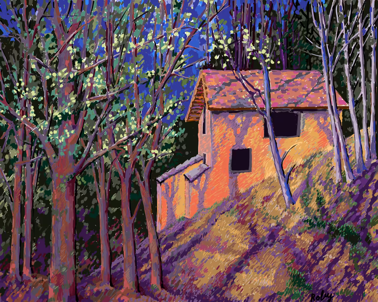 Ars longa, vita brevis: Herdsman's hut in the Alps