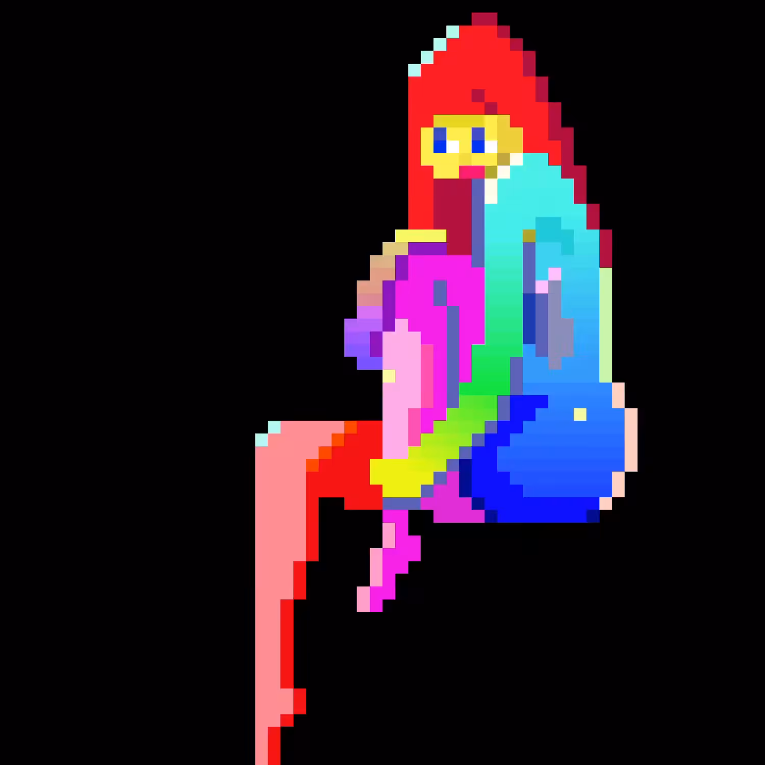 Nude Pixels 10 // RGB