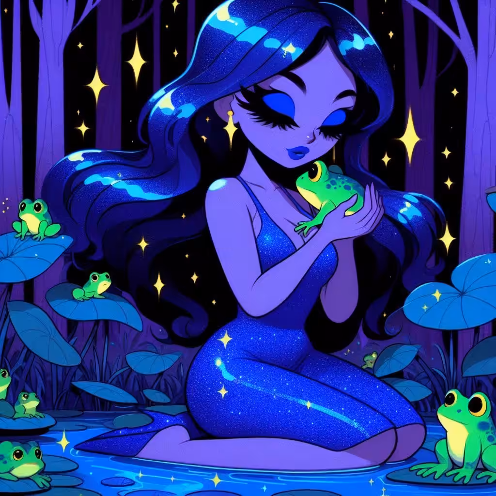She and froggy